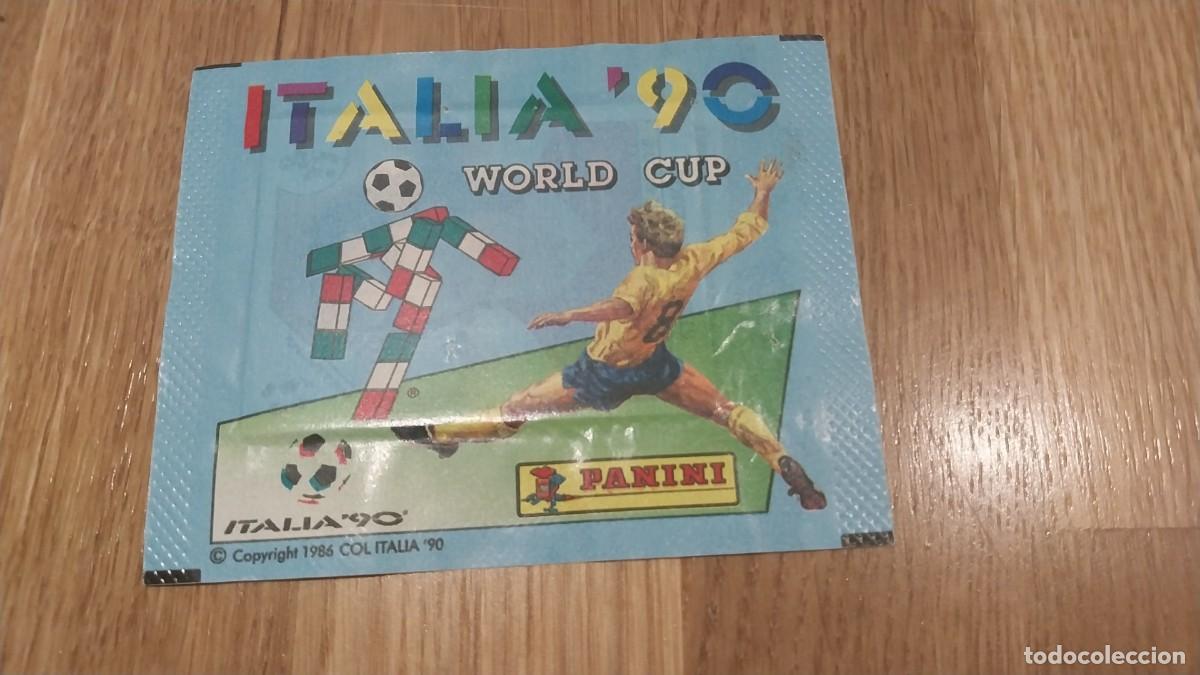 Cartes &agrave; collectionner de Football: SOBRE SIN ABRIR MUNDIAL ITALIA 90 SOBRE CERRADO ITALIA 1990