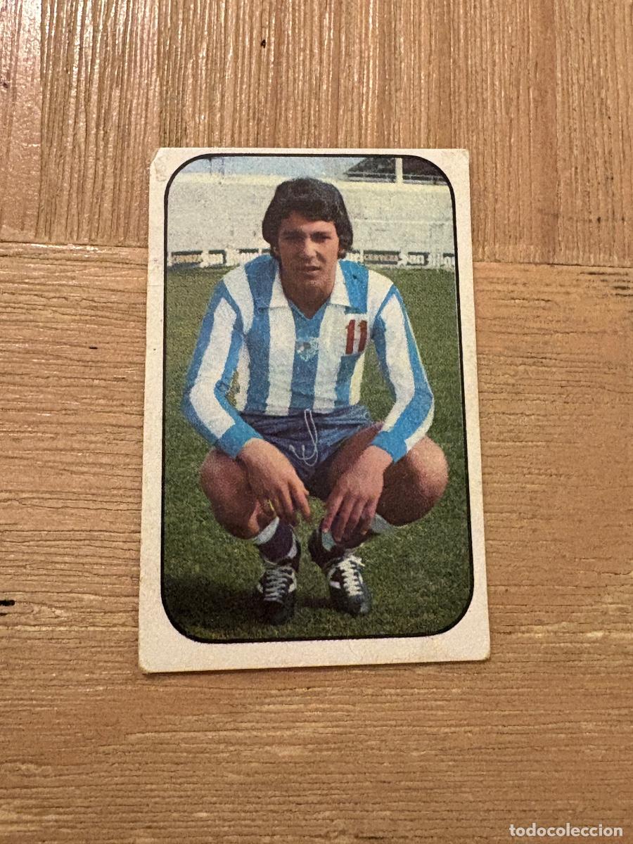 Fu&szlig;ball-Sticker: 19.CROMO LIGA ESTE DESPEGADO 1976-77 76-77 M&Aacute;LAGA SANTI