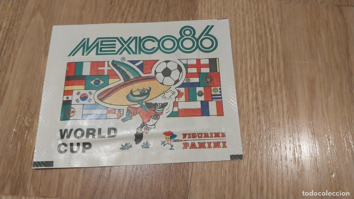 Cartes &agrave; collectionner de Football: SOBRE SIN ABRIR MUNDIAL MEXICO 86 PANINI SOBRE CERRADO MEXICO 1986