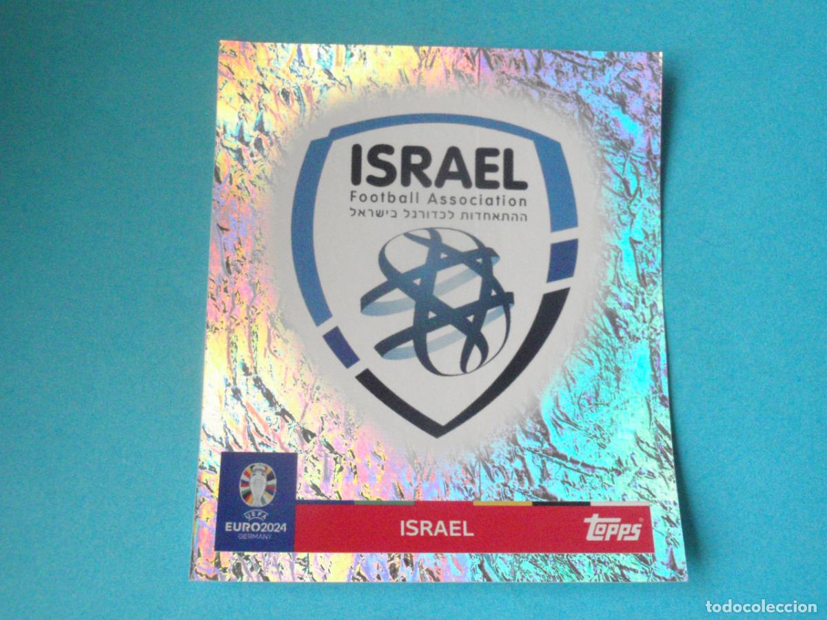 Cartes &agrave; collectionner de Football: ISR 1 ESCUDO ISRAEL. UEFA EURO 2024 TOPPS. Sticker NUNCA PEGADO. Eurocopa 24