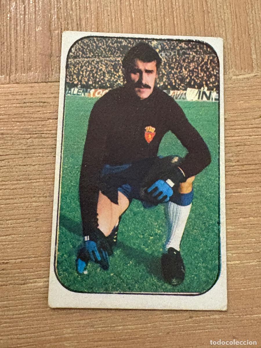 Cartes &agrave; collectionner de Football: 19.CROMO LIGA ESTE DESPEGADO 1976-77 76-77 REAL ZARAGOZA JUNQUERA