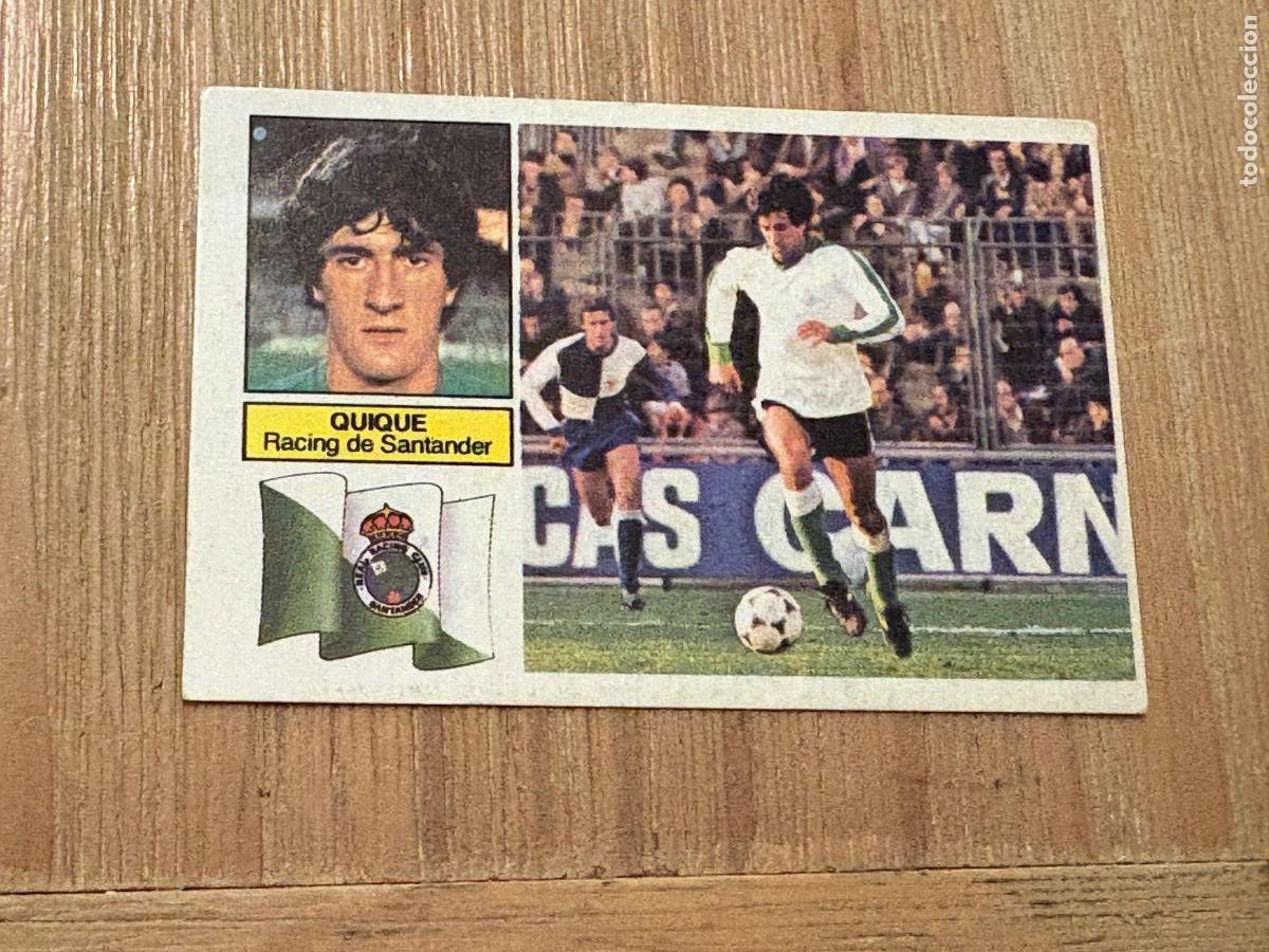 Cromos de F&uacute;tbol: 19.CROMO LIGA ESTE DESPEGADO 1982-83 82-83 RACING SANTANDER QUIQUE