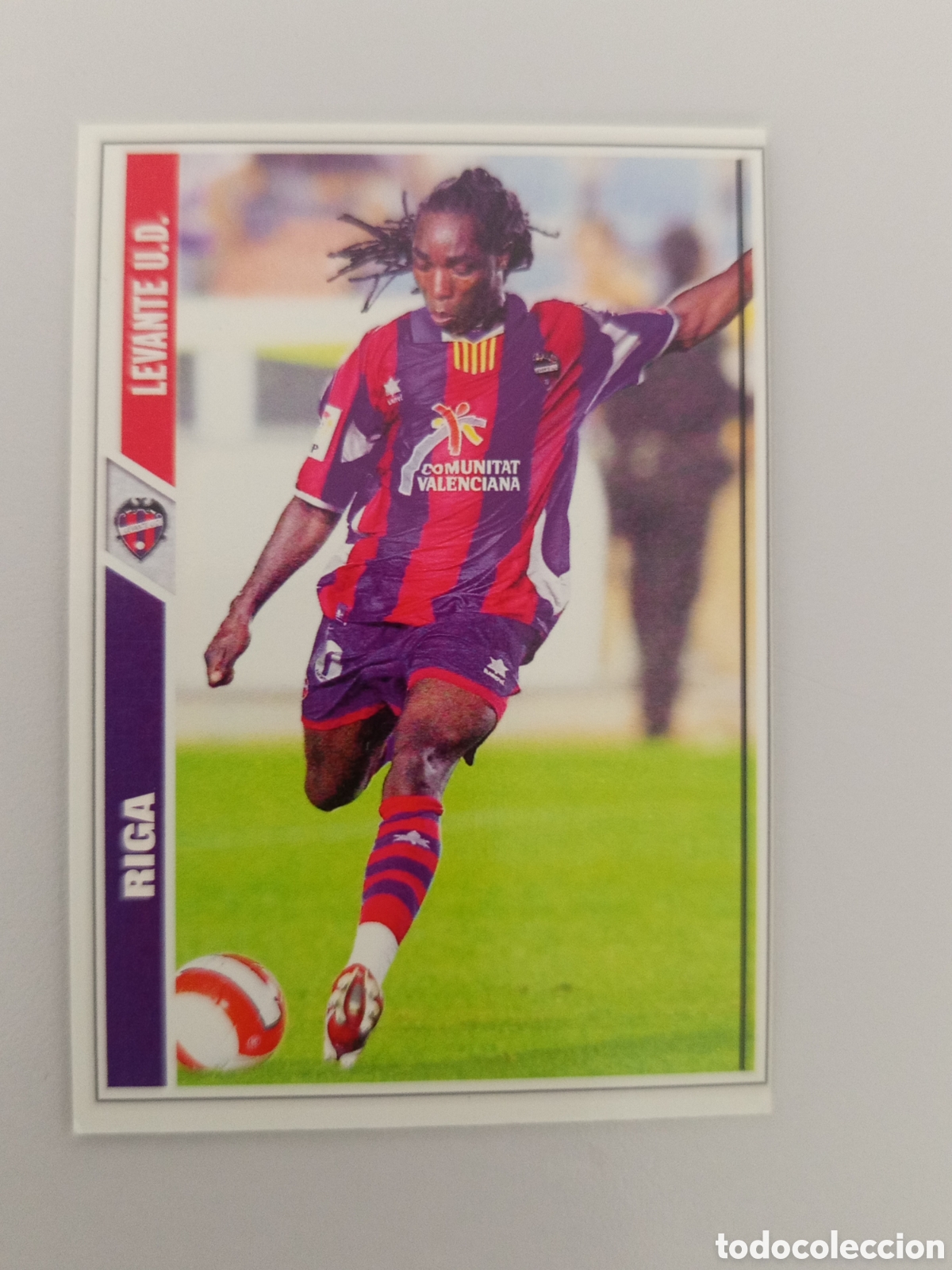 Cromos de F&uacute;tbol: ❇️ CROMO ⚽ RIGA LEVANTE 399 FICHAS LIGA 2008 07 08 2007 2008 MUNDICROMO ❇️