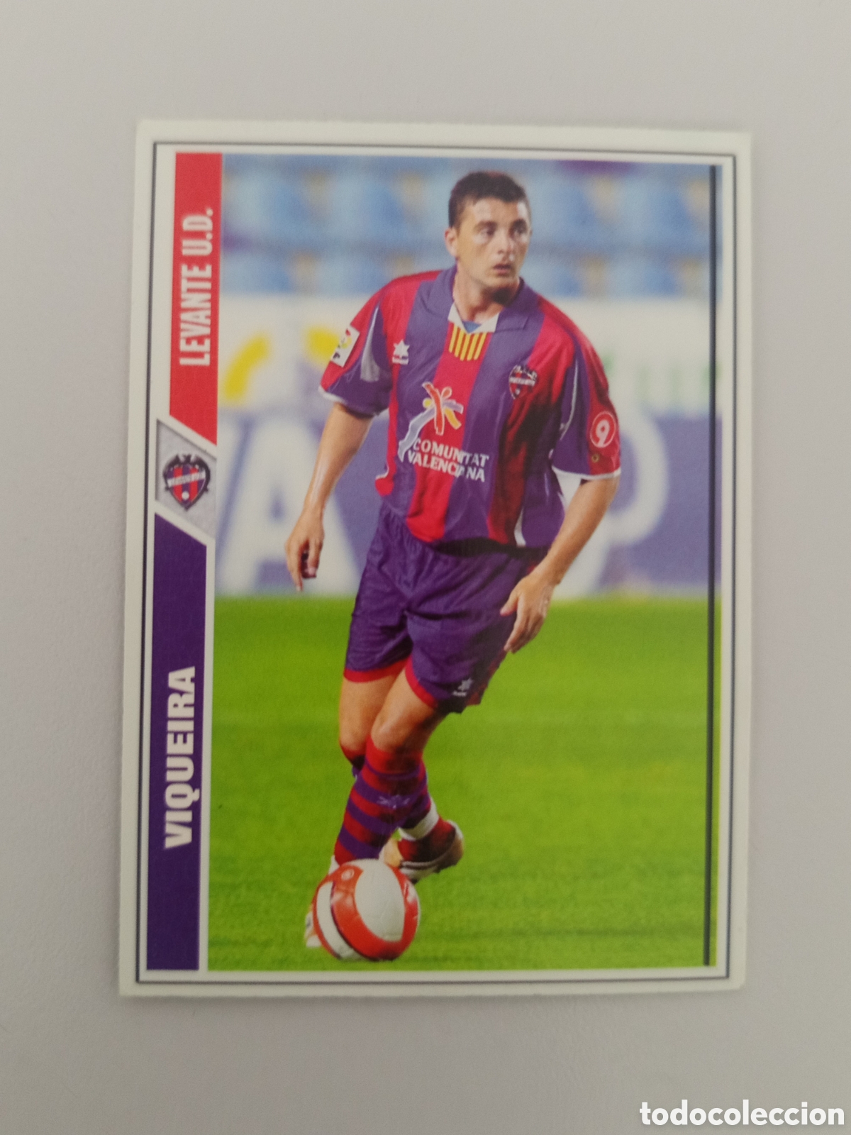 Cromos de F&uacute;tbol: ❇️ CROMO ⚽ VIQUEIRA 400 LEVANTE FICHAS LIGA 2008 07 08 2007 2008 MUNDICROMO ❇️