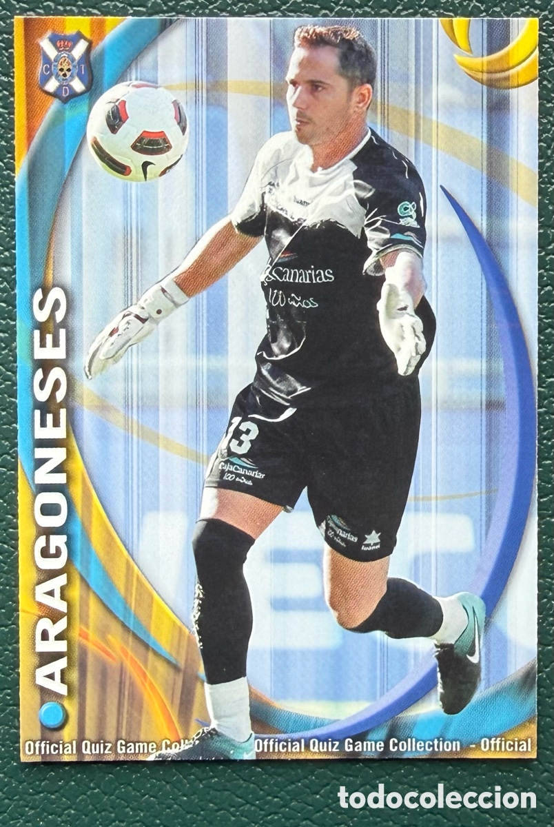 Cromos de F&uacute;tbol: 736 ARAGONESES CD TENERIFE FICHAS ALBUM MUNDICROMO 2010 2011 10 11