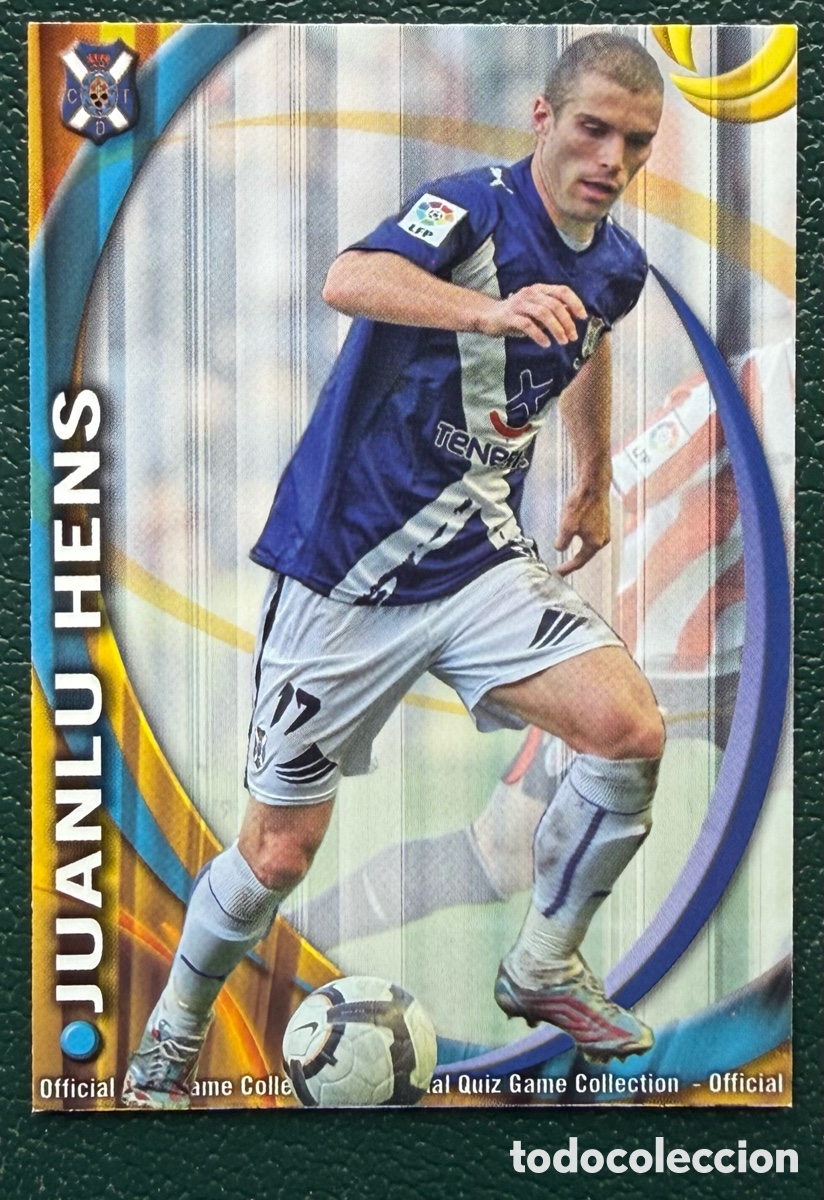 Cromos de F&uacute;tbol: 737 JUANLU HENS CD TENERIFE FICHAS ALBUM MUNDICROMO 2010 2011 10 11
