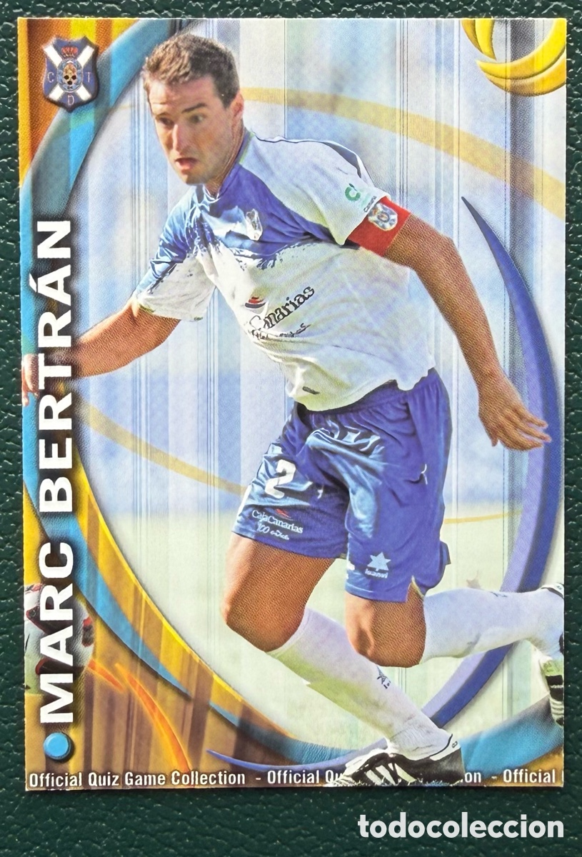 Cromos de F&uacute;tbol: 738 MARC BERTRAN CD TENERIFE FICHAS ALBUM MUNDICROMO 2010 2011 10 11