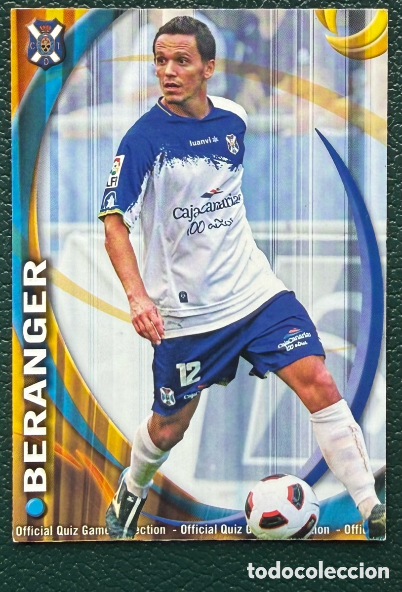Cromos de F&uacute;tbol: 739 BERANGER CD TENERIFE FICHAS ALBUM MUNDICROMO 2010 2011 10 11