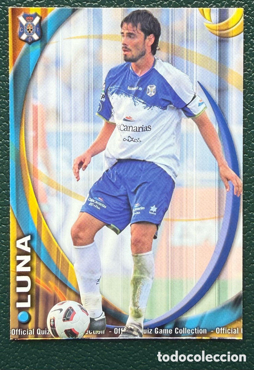 Cromos de Futebol: 740 LUNA CD TENERIFE FICHAS ALBUM MUNDICROMO 2010 2011 10 11