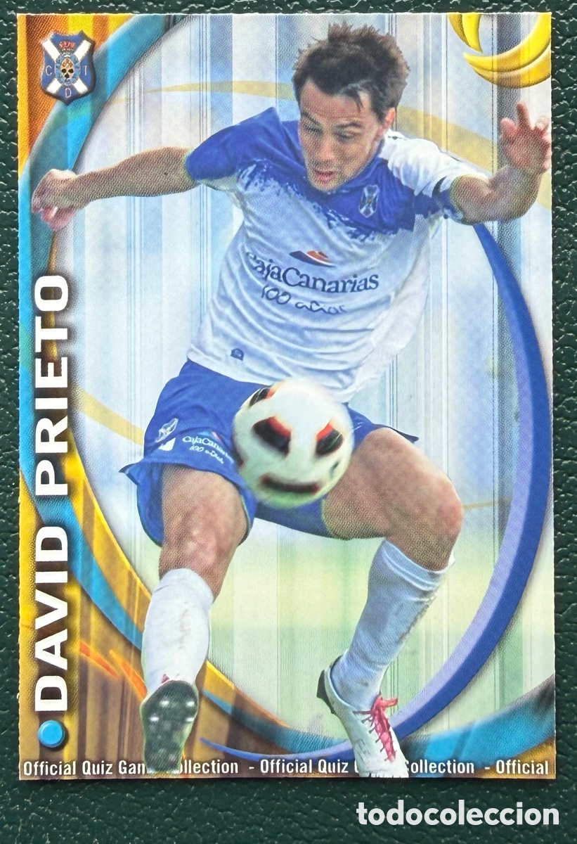 Cromos de Futebol: 741 DAVID PRIETO CD TENERIFE FICHAS ALBUM MUNDICROMO 2010 2011 10 11