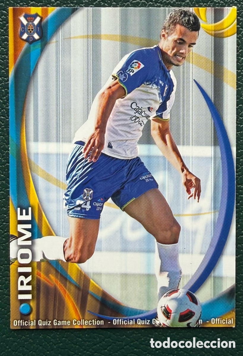 Cromos de Futebol: 743 IRIOME CD TENERIFE FICHAS ALBUM MUNDICROMO 2010 2011 10 11
