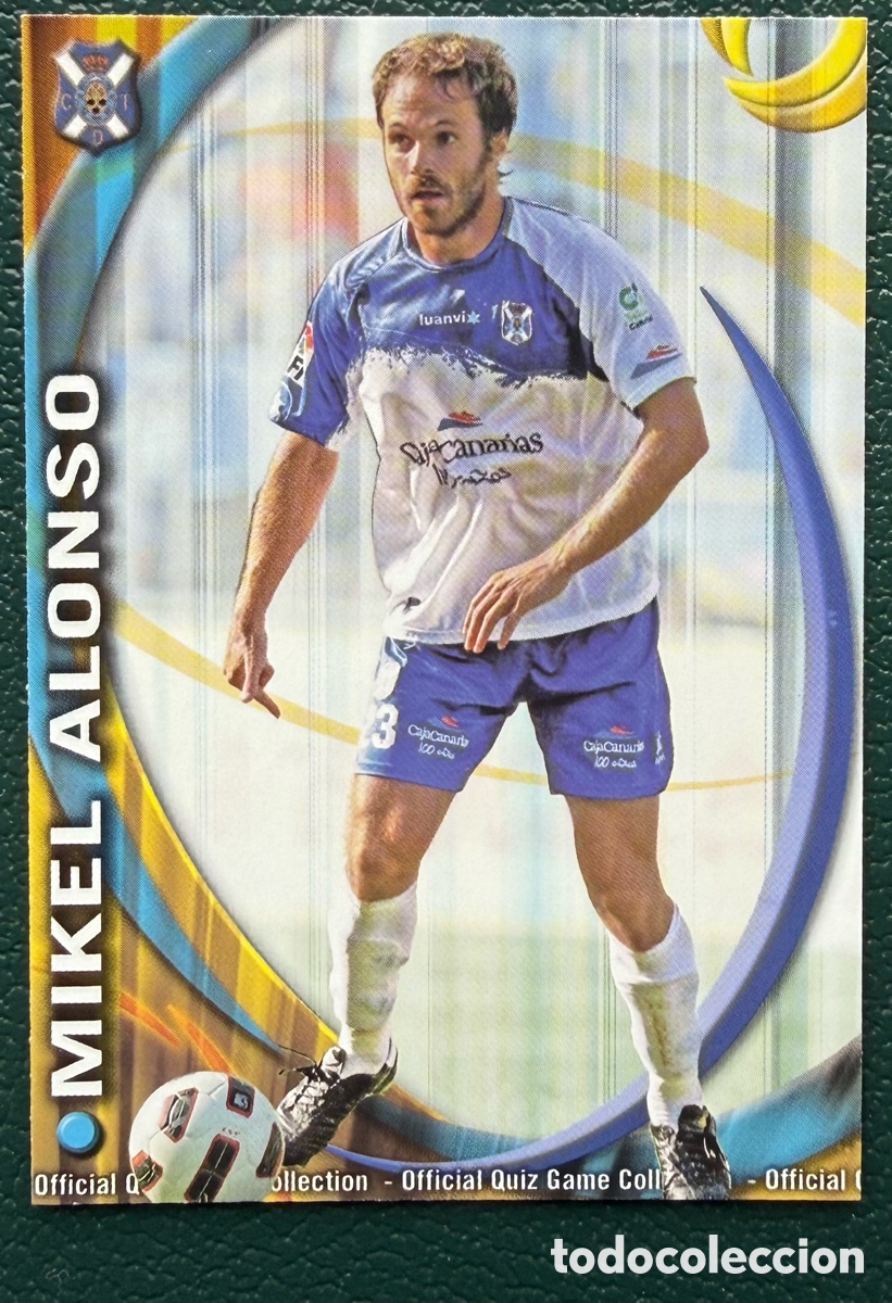 Cromos de Futebol: 745 MIKEL ALONSO CD TENERIFE FICHAS ALBUM MUNDICROMO 2010 2011 10 11