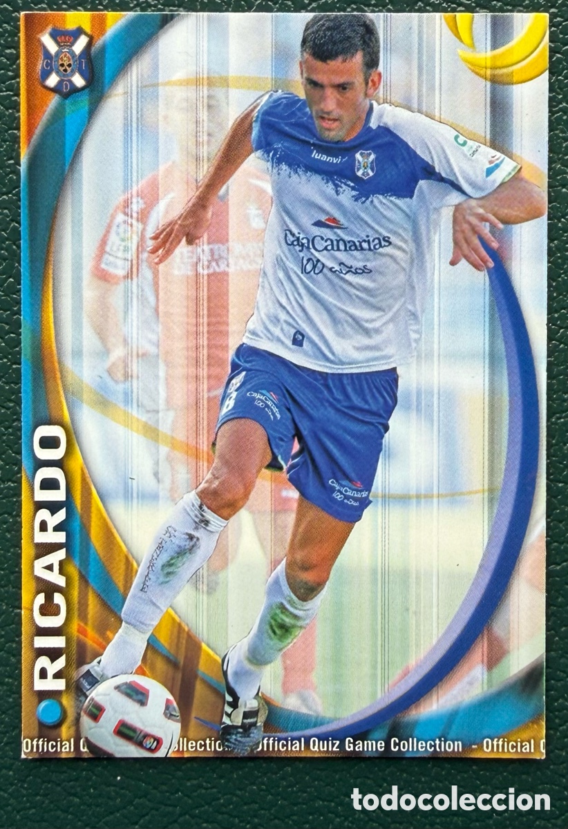 Cromos de Futebol: 747 RICARDO CD TENERIFE FICHAS ALBUM MUNDICROMO 2010 2011 10 11