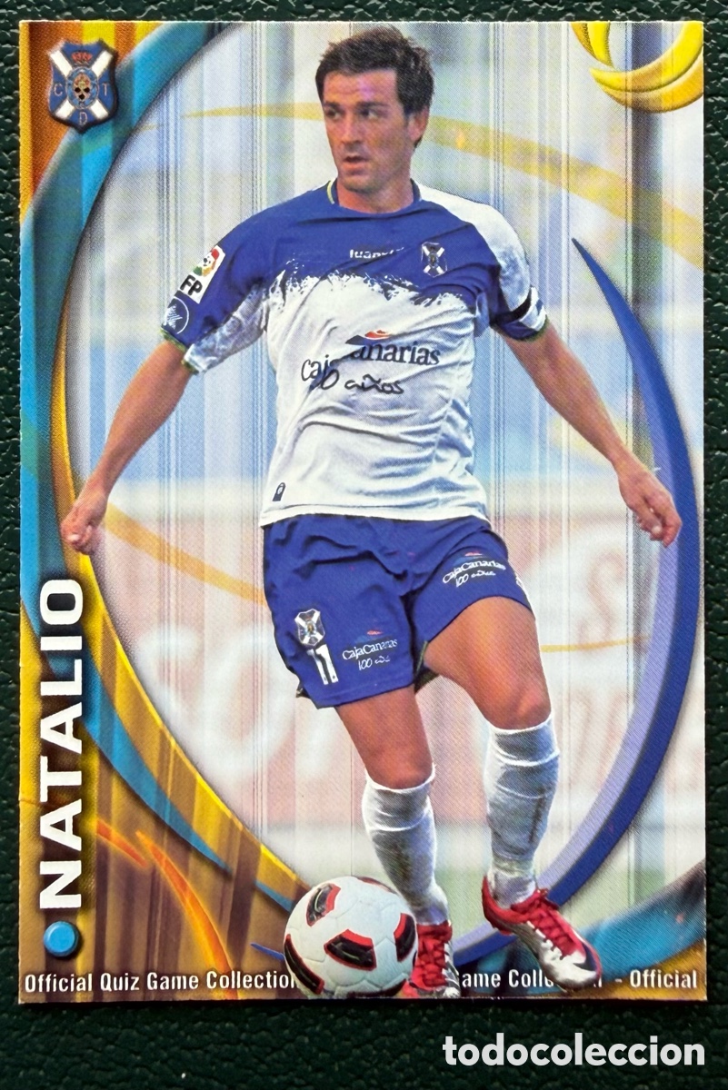 Cromos de Futebol: 748 NATALIO CD TENERIFE FICHAS ALBUM MUNDICROMO 2010 2011 10 11