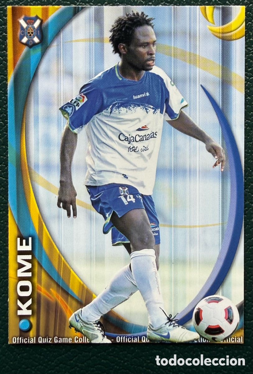 Cromos de Futebol: 749 KOME CD TENERIFE FICHAS ALBUM MUNDICROMO 2010 2011 10 11