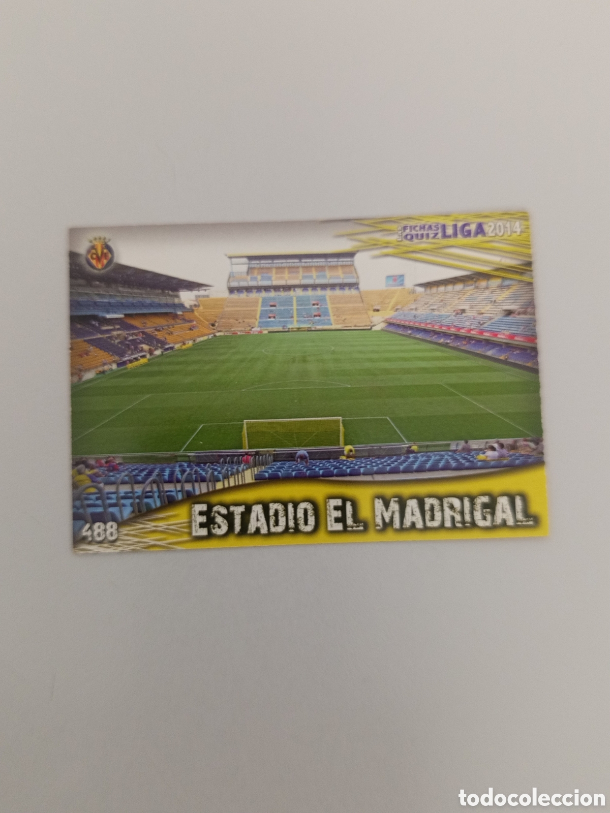 Cartes &agrave; collectionner de Football: ❇️ CROMO ⚽ ESTADIO EL MADRIGAL VILLARREAL 488 FICHAS LIGA QUIZ 2014 2013 2014 13 14 MUNDICROMO ❇️