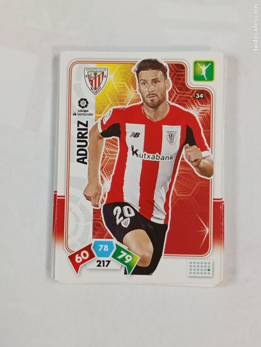 Cromos de F&uacute;tbol: CROMO TARJETA ADRENALYN. LIGA 2019-20. ATHLETIC DE BILBAO. TDKP27Z2