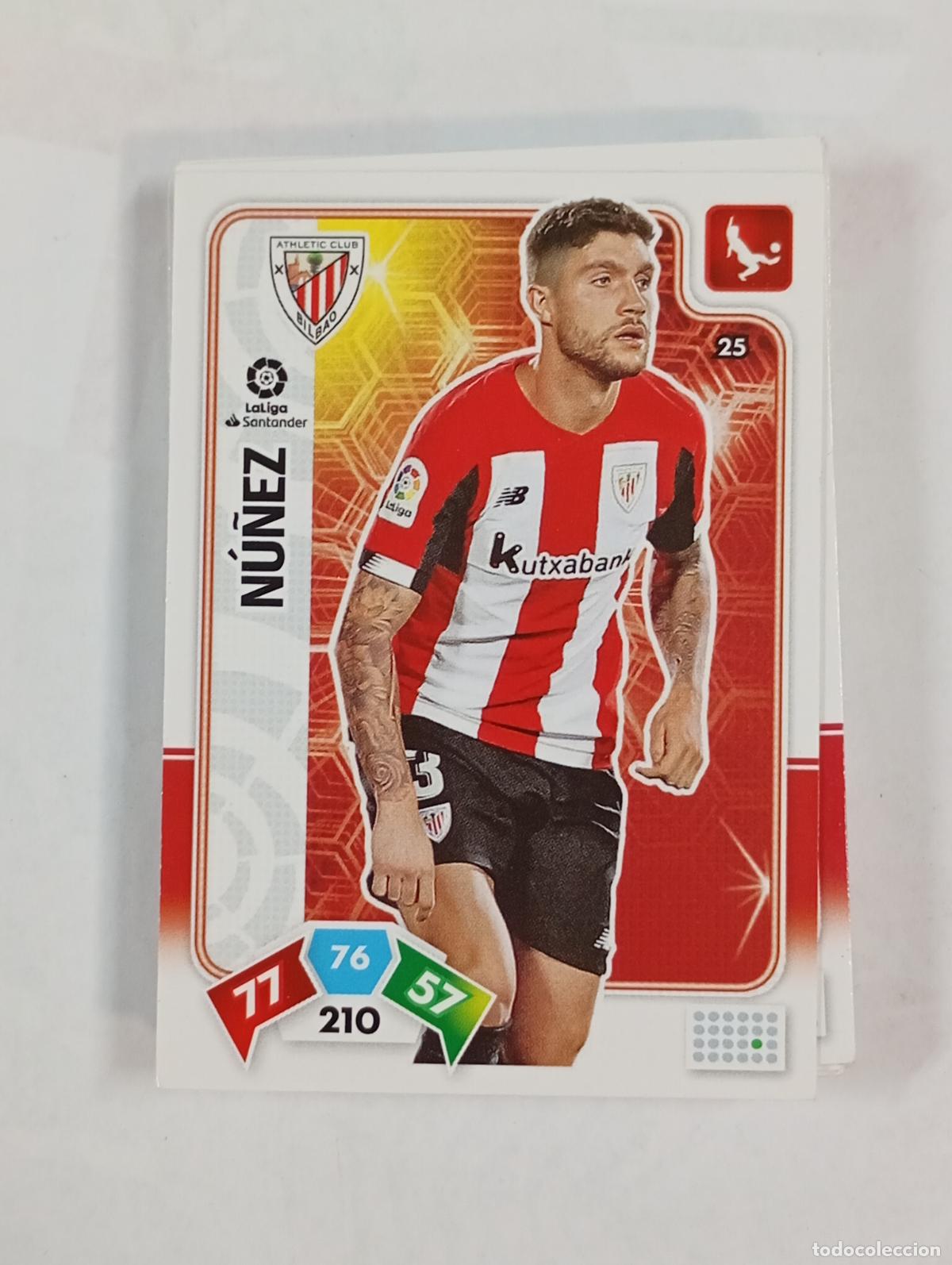 Cartes &agrave; collectionner de Football: CROMO TARJETA ADRENALYN. LIGA 2019-20. ATHLETIC DE BILBAO. TDKP27Z2