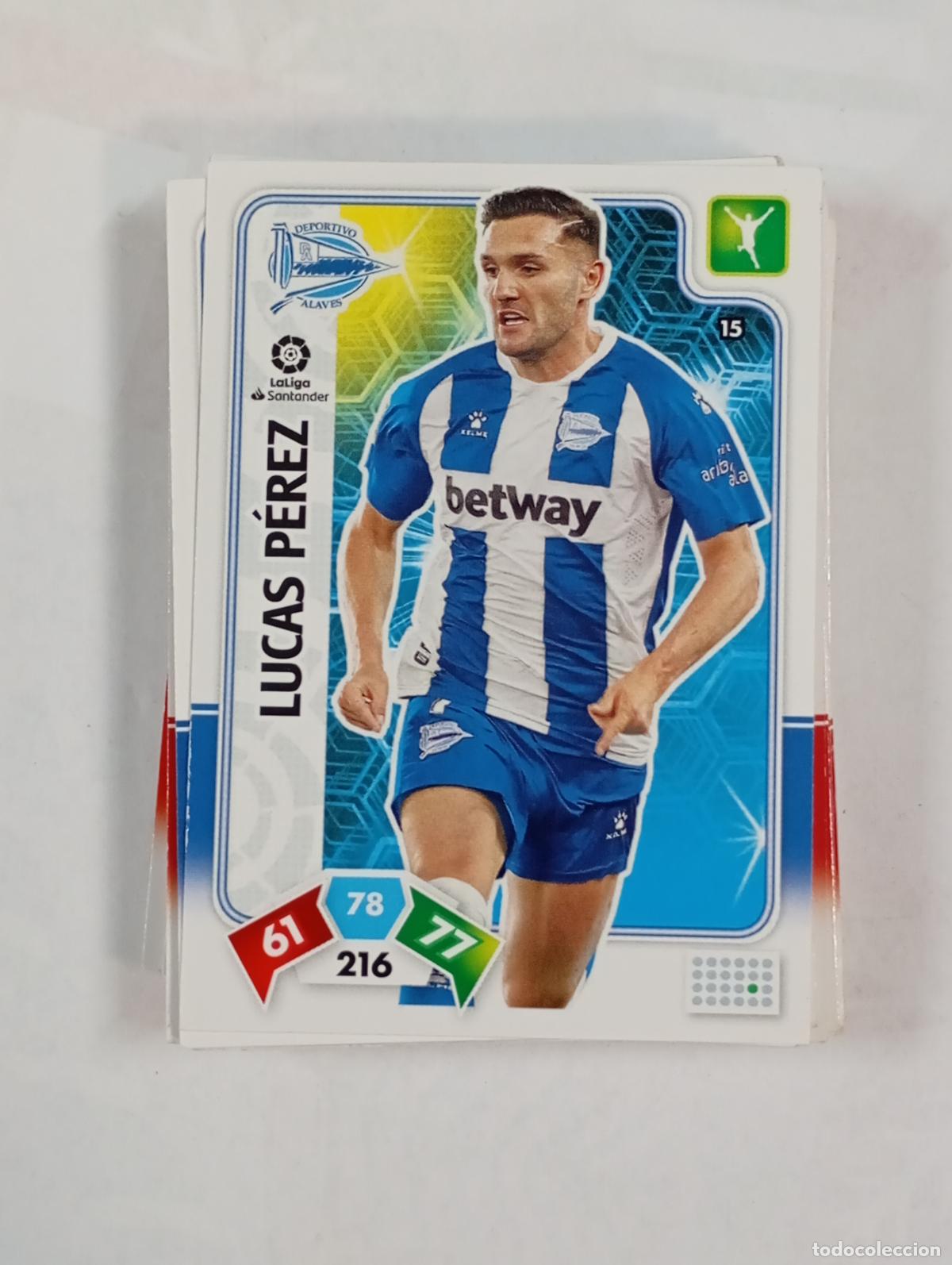 Figurine di Calcio: CROMO TARJETA ADRENALYN. LIGA 2019-20. ALAV&Eacute;S. TDKP27Z2
