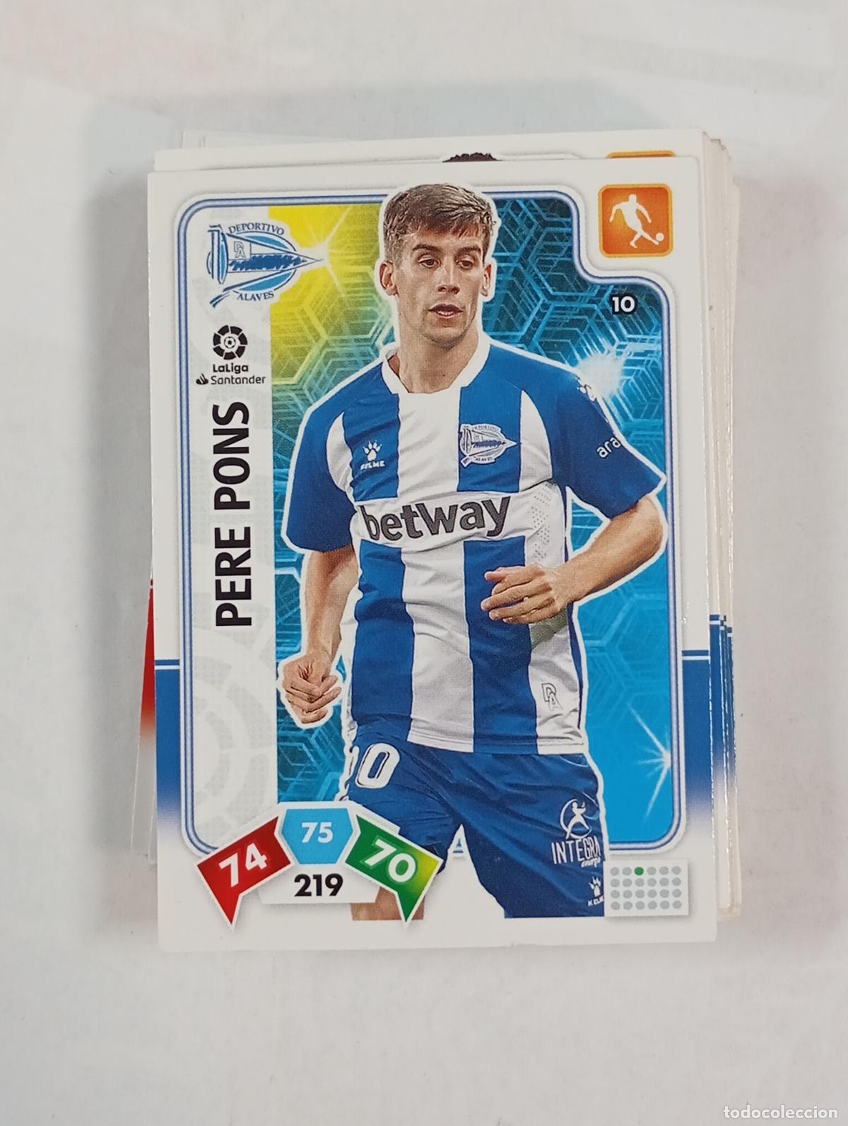 Figurine di Calcio: CROMO TARJETA ADRENALYN. LIGA 2019-20. ALAV&Eacute;S. TDKP27Z2