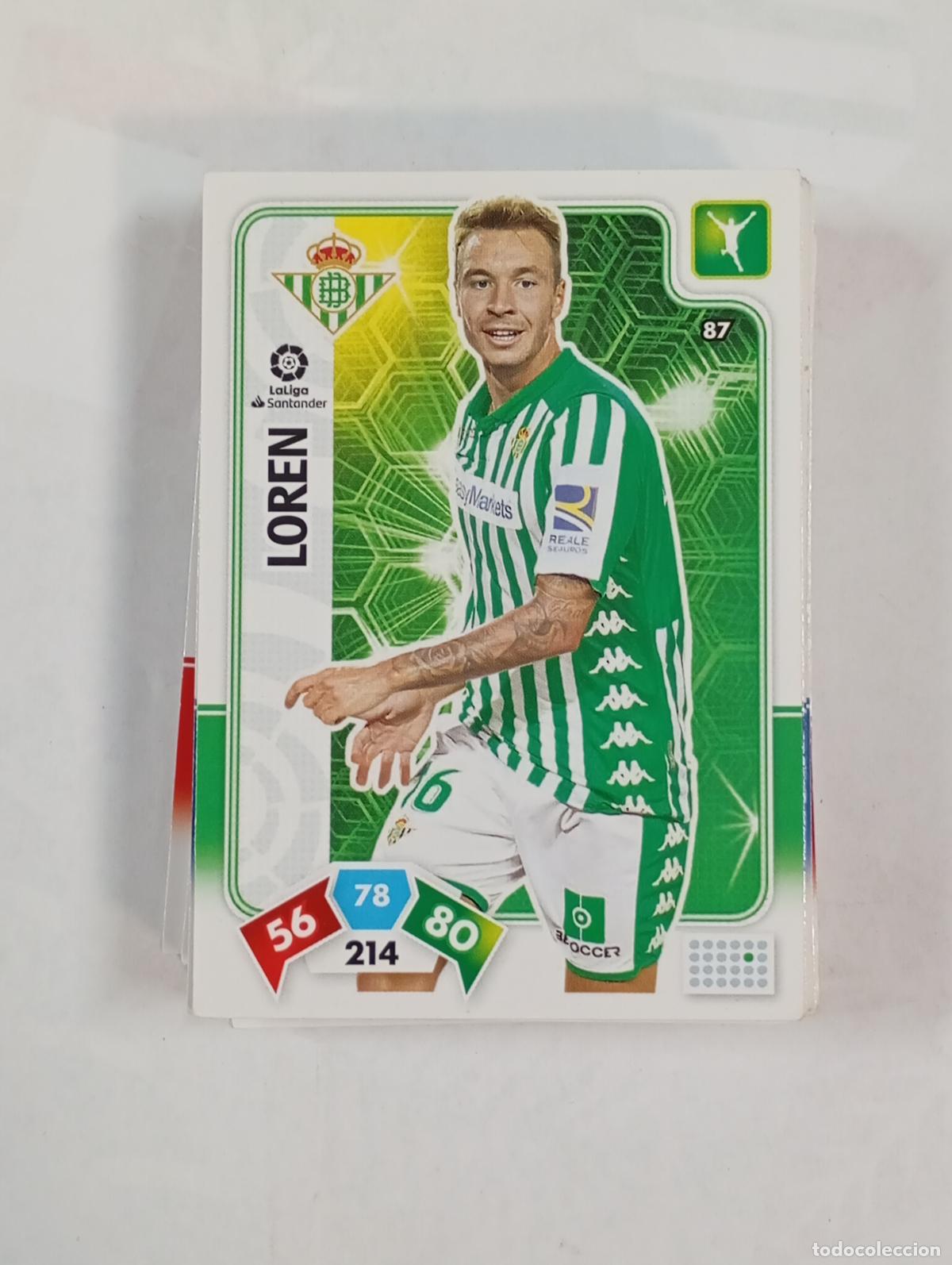 Figurine di Calcio: CROMO TARJETA ADRENALYN. LIGA 2019-20. REAL BETIS. TDKP27Z2