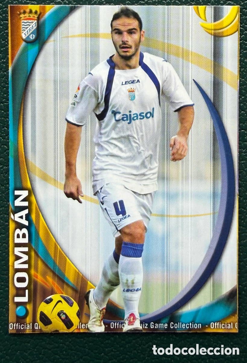 Figurine di Calcio: 760 LOMBAN XEREZ CD FICHAS ALBUM MUNDICROMO 2010 2011 10 11