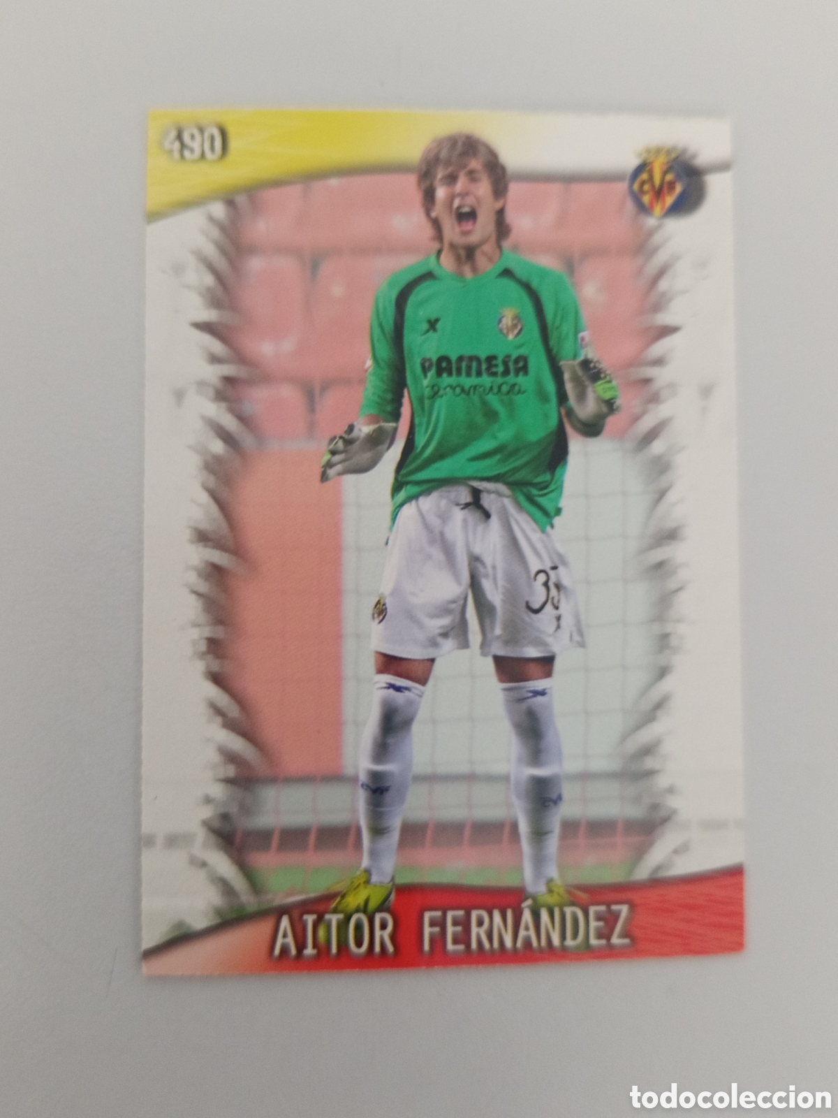 Figurine di Calcio: ❇️ CROMO ⚽ AITOR FERN&Aacute;NDEZ VILLARREAL 490 FICHAS LIGA QUIZ 2014 2013 2014 13 14 MUNDICROMO ❇️