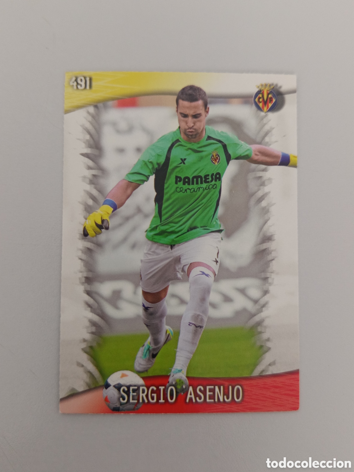 Figurine di Calcio: ❇️ CROMO ⚽ SERGIO ASENJO VILLARREAL 491 FICHAS LIGA QUIZ 2014 2013 2014 13 14 MUNDICROMO ❇️