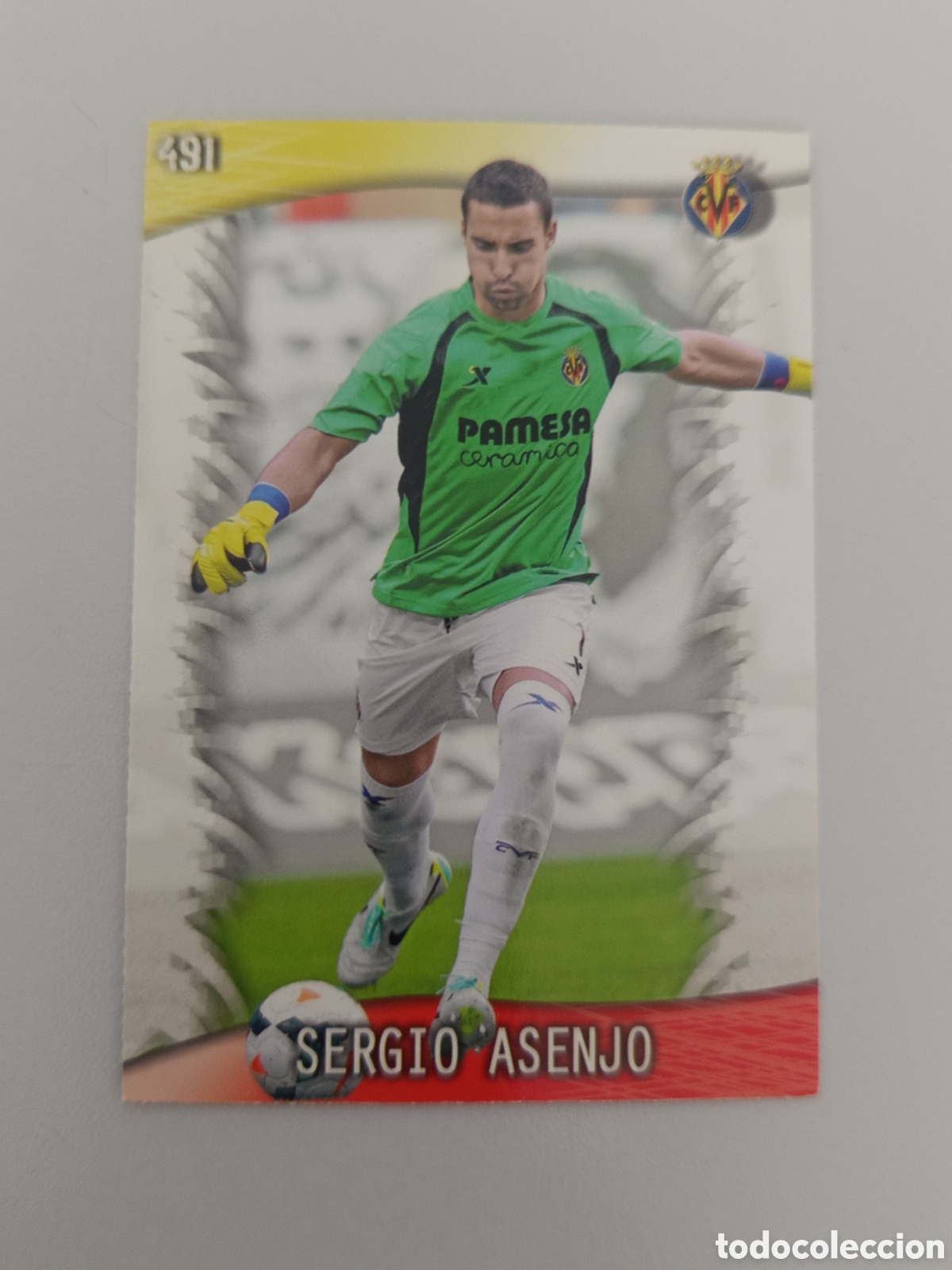 Figurine di Calcio: ❇️ CROMO ⚽ SERGIO ASENJO VILLARREAL 491 FICHAS LIGA QUIZ 2014 2013 2014 13 14 MUNDICROMO ❇️