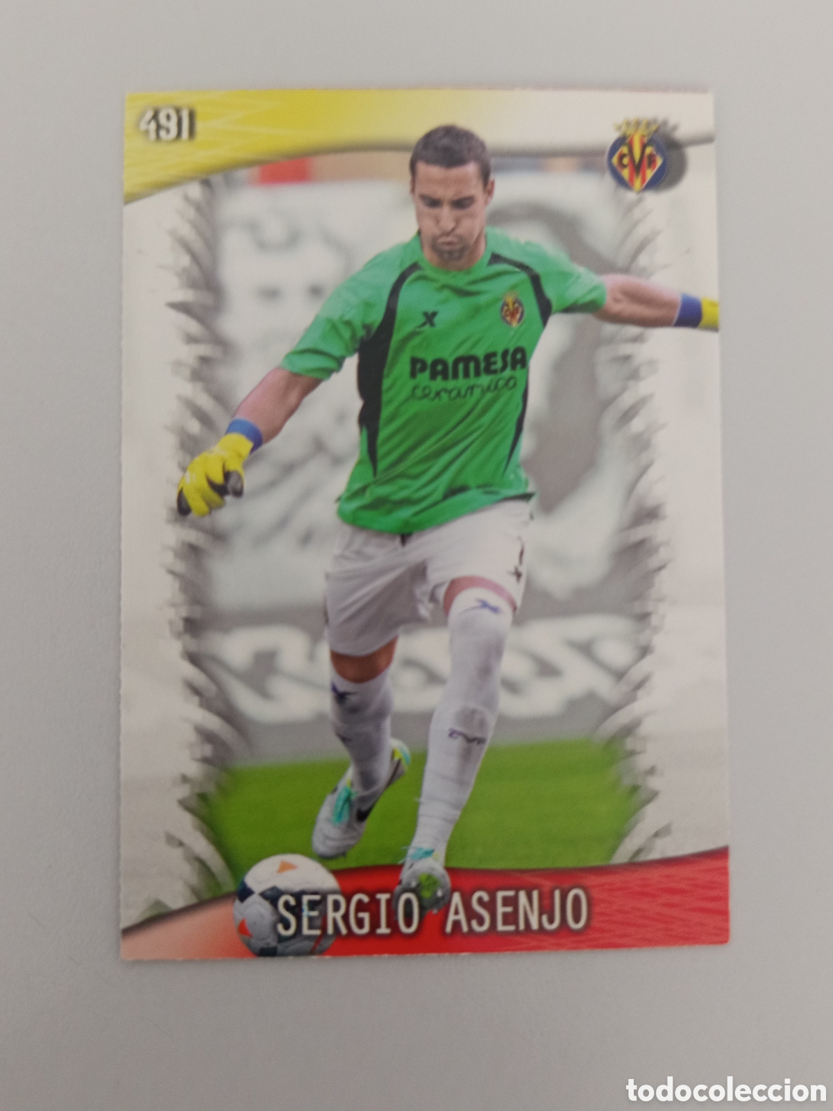 Figurine di Calcio: ❇️ CROMO ⚽ SERGIO ASENJO VILLARREAL 491 FICHAS LIGA QUIZ 2014 2013 2014 13 14 MUNDICROMO ❇️