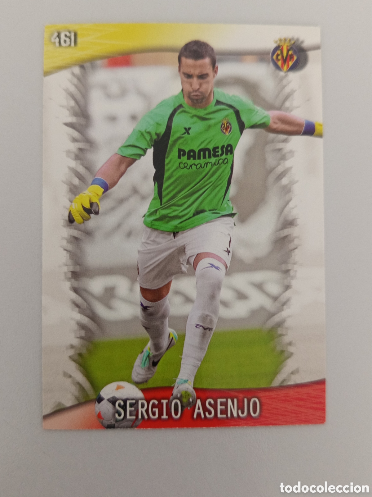 Cromos de F&uacute;tbol: ❇️ CROMO ⚽ SERGIO ASENJO VILLARREAL 491 FICHAS LIGA QUIZ 2014 2013 2014 13 14 MUNDICROMO ❇️