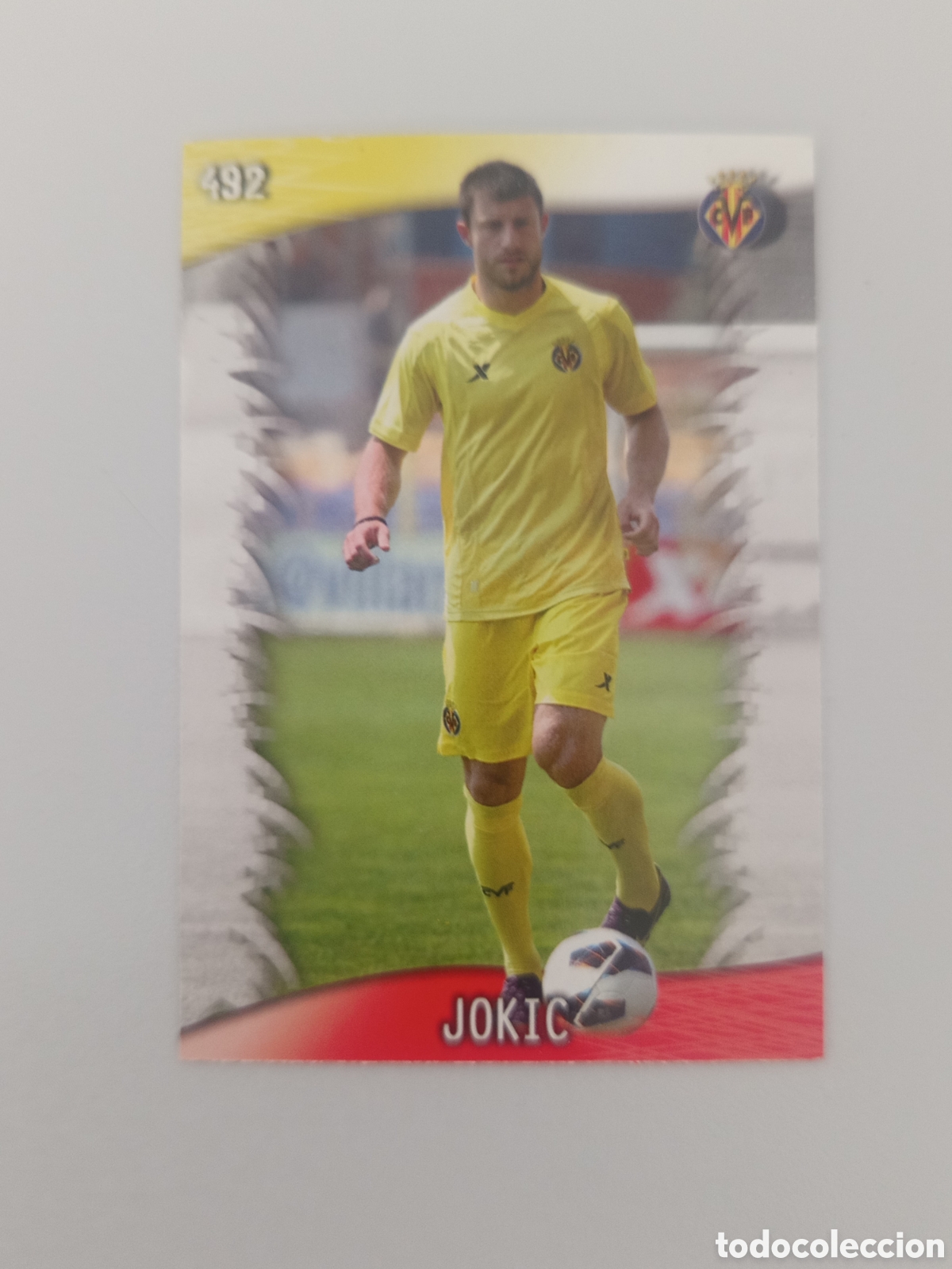 Football Stickers: ❇️ CROMO ⚽ JOKIC VILLARREAL 492 FICHAS LIGA QUIZ 2014 2013 2014 13 14 MUNDICROMO ❇️