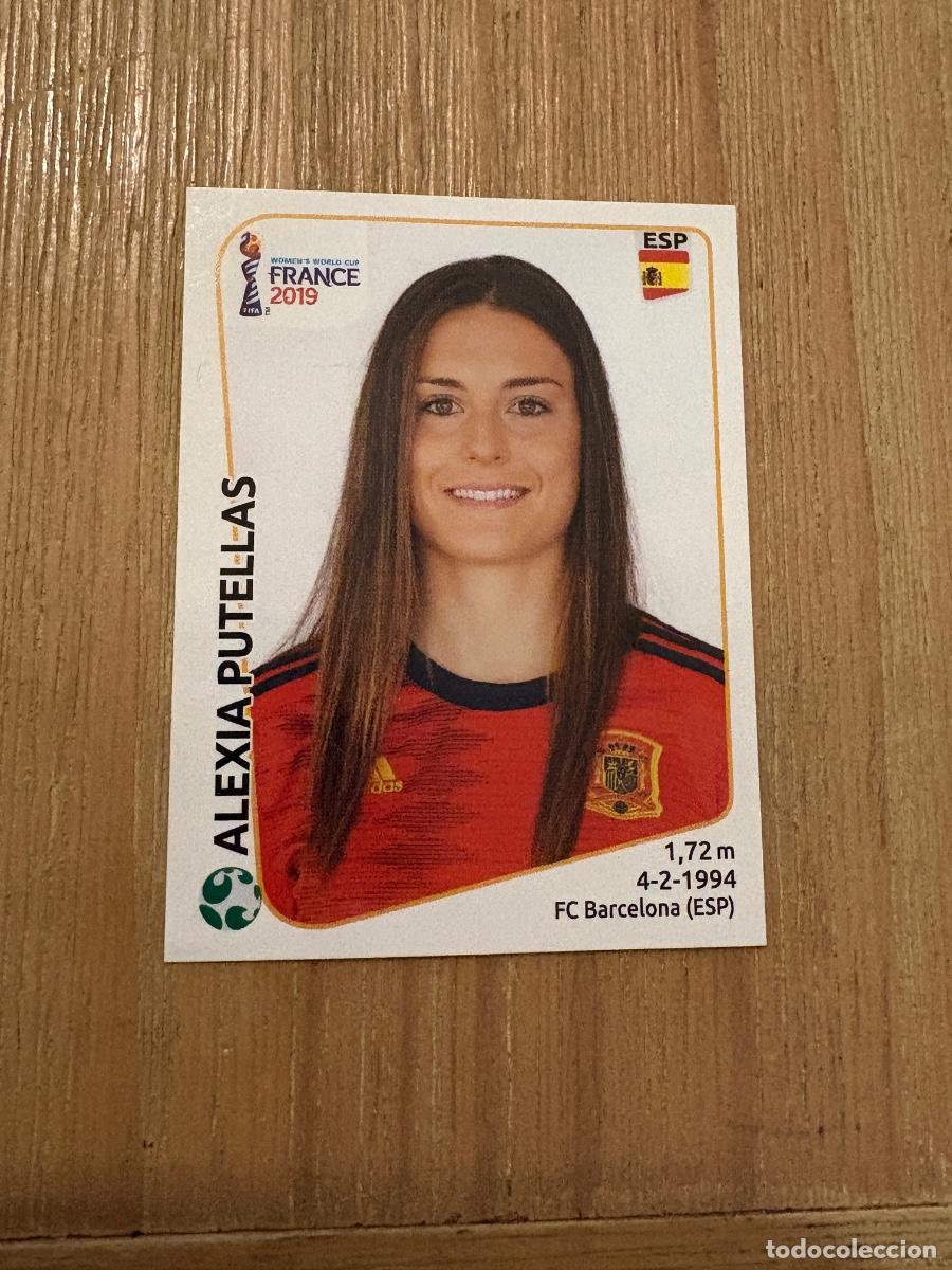 Football Stickers: 19. CROMO FIFA WOMENS WORLD CUP FRANCE FRANCIA 2019 PANINI N 155 ALEXIA PUTELLAS ESPA&Ntilde;A -