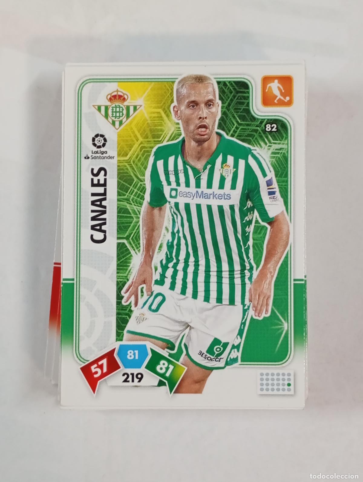 Cromos de F&uacute;tbol: CROMO TARJETA ADRENALYN. LIGA 2019-20. REAL BETIS. TDKP27Z2