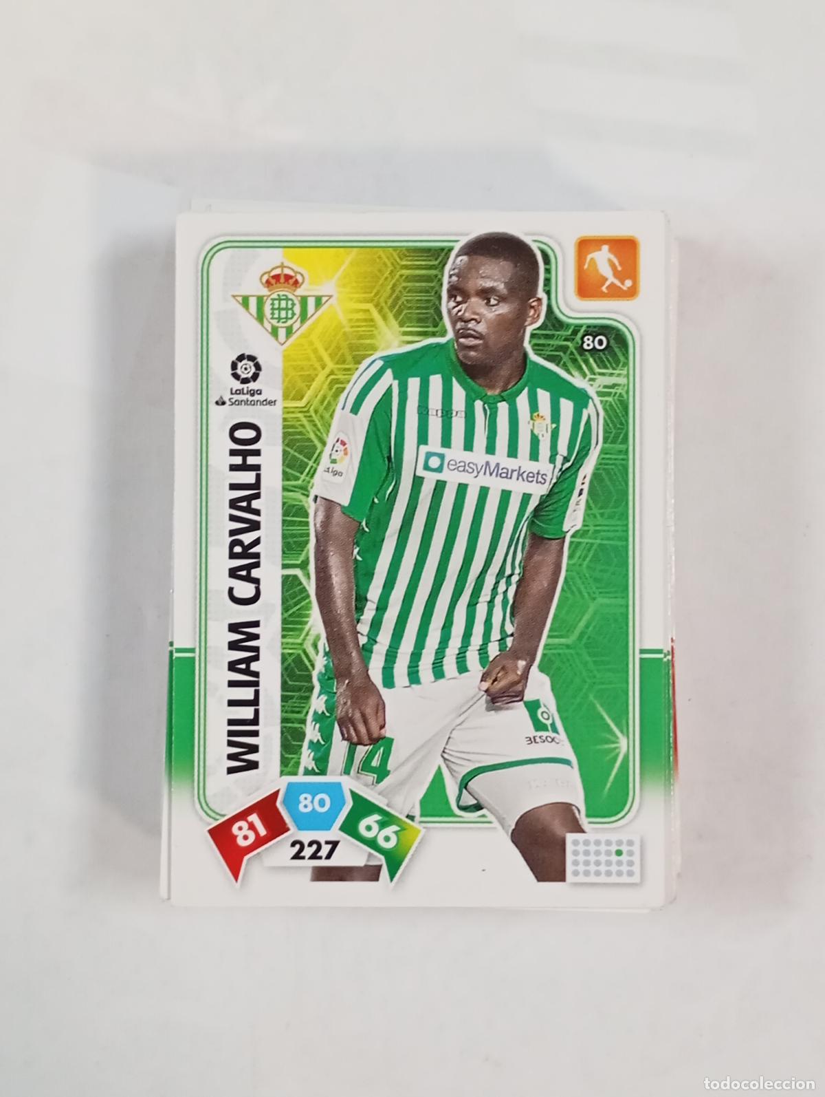 Cromos de F&uacute;tbol: CROMO TARJETA ADRENALYN. LIGA 2019-20. REAL BETIS. TDKP27Z2