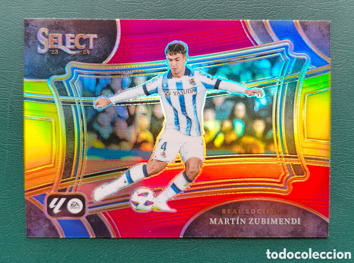 Cromos de F&uacute;tbol: Martin Zubimendi Multi-color Prizm - Real Sociedad Field Level 2023 2024 Panini Select La Liga 23 24