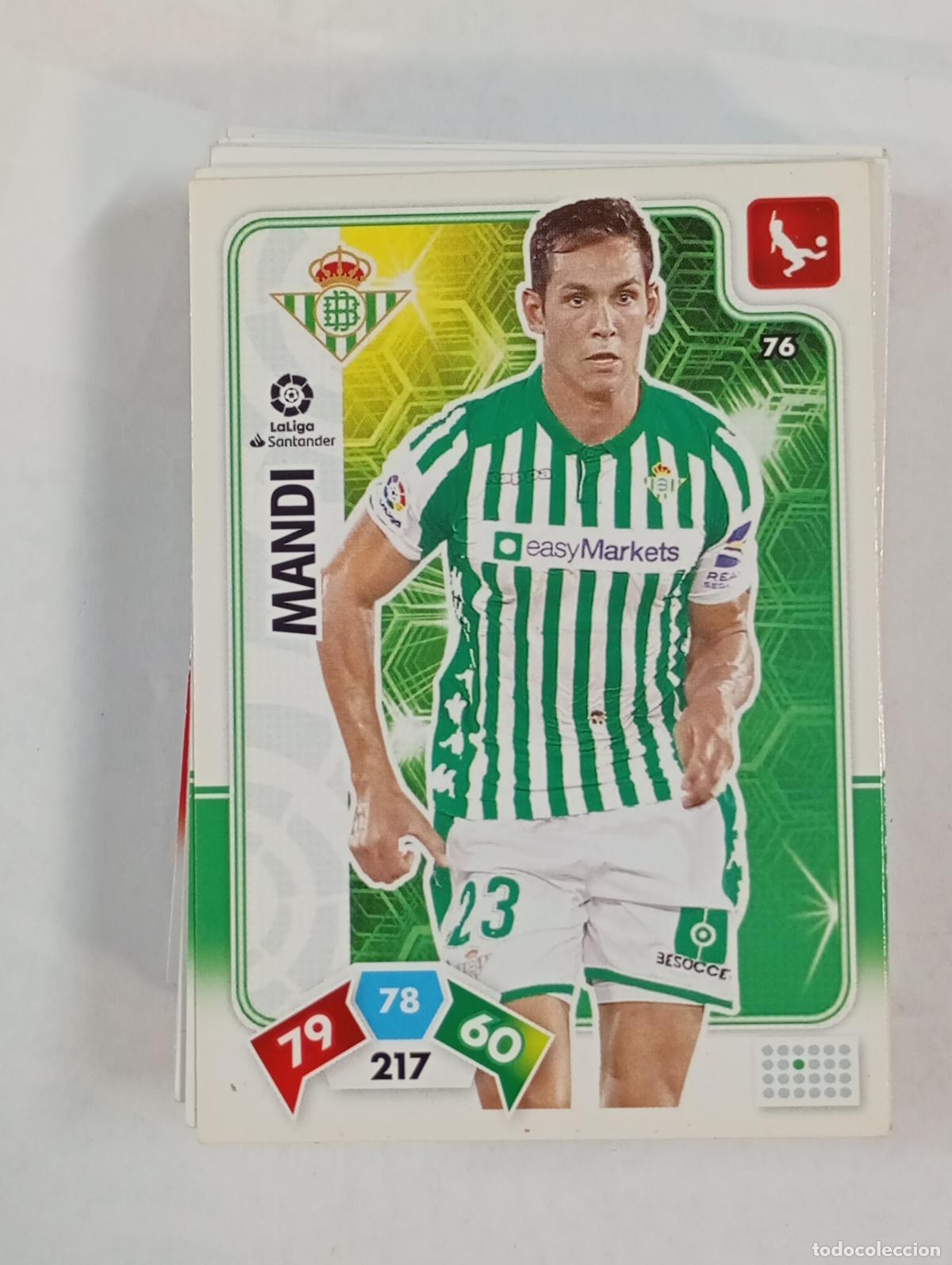 Cromos de F&uacute;tbol: CROMO TARJETA ADRENALYN. LIGA 2019-20. REAL BETIS. TDKP27Z2