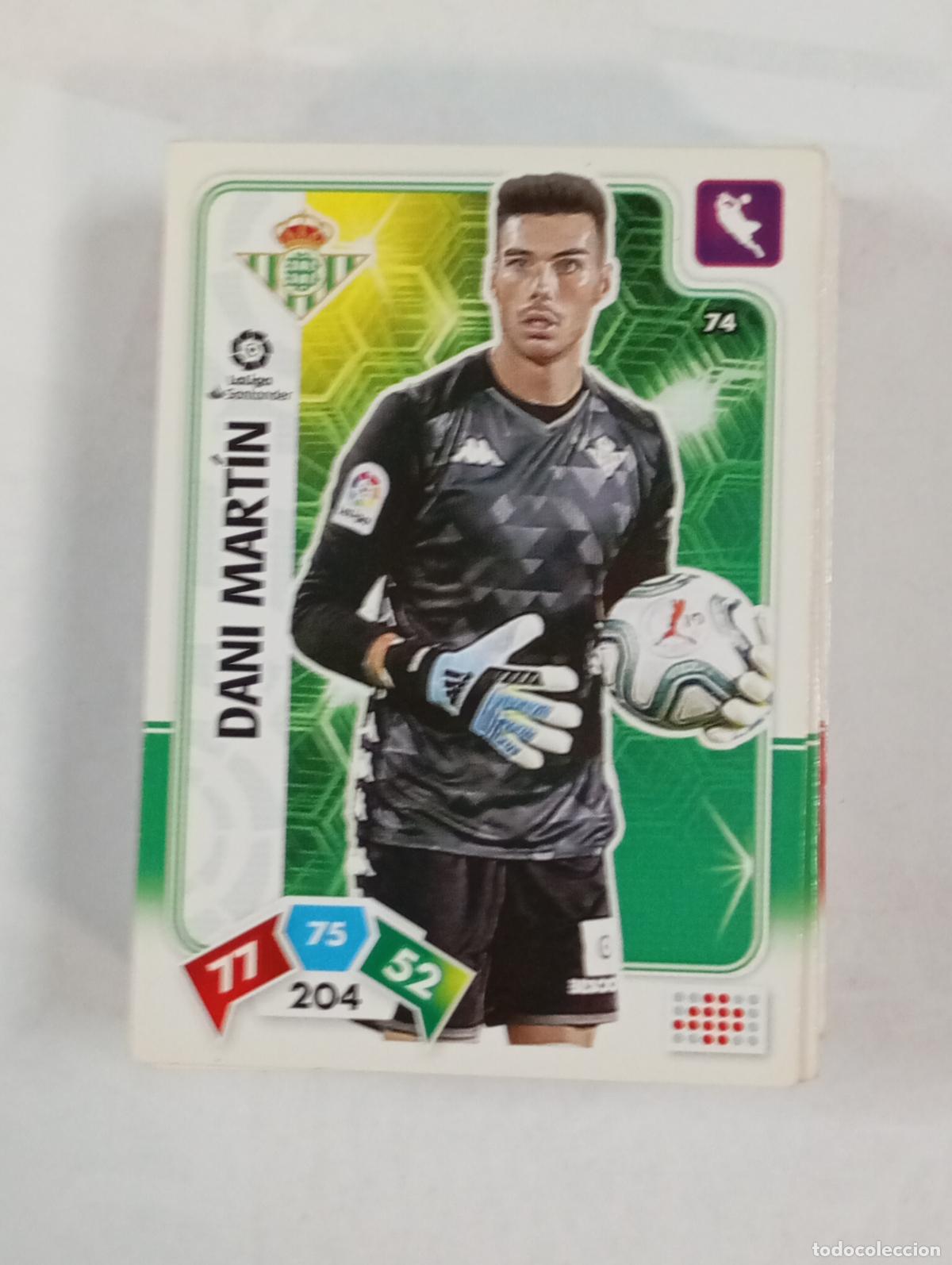 Cromos de F&uacute;tbol: CROMO TARJETA ADRENALYN. LIGA 2019-20. REAL BETIS. TDKP27Z2