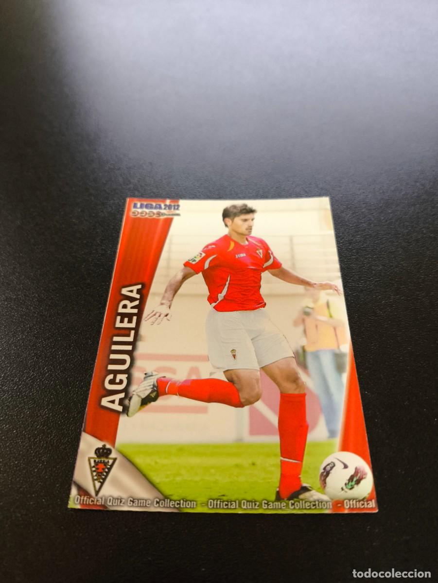 Cromos de F&uacute;tbol: 1121 AGUILERA MURCIA MUNDICROMO LIGA 2011 2012 11 12 PLATINUM NO PANINI ESTE MEGACRACKS