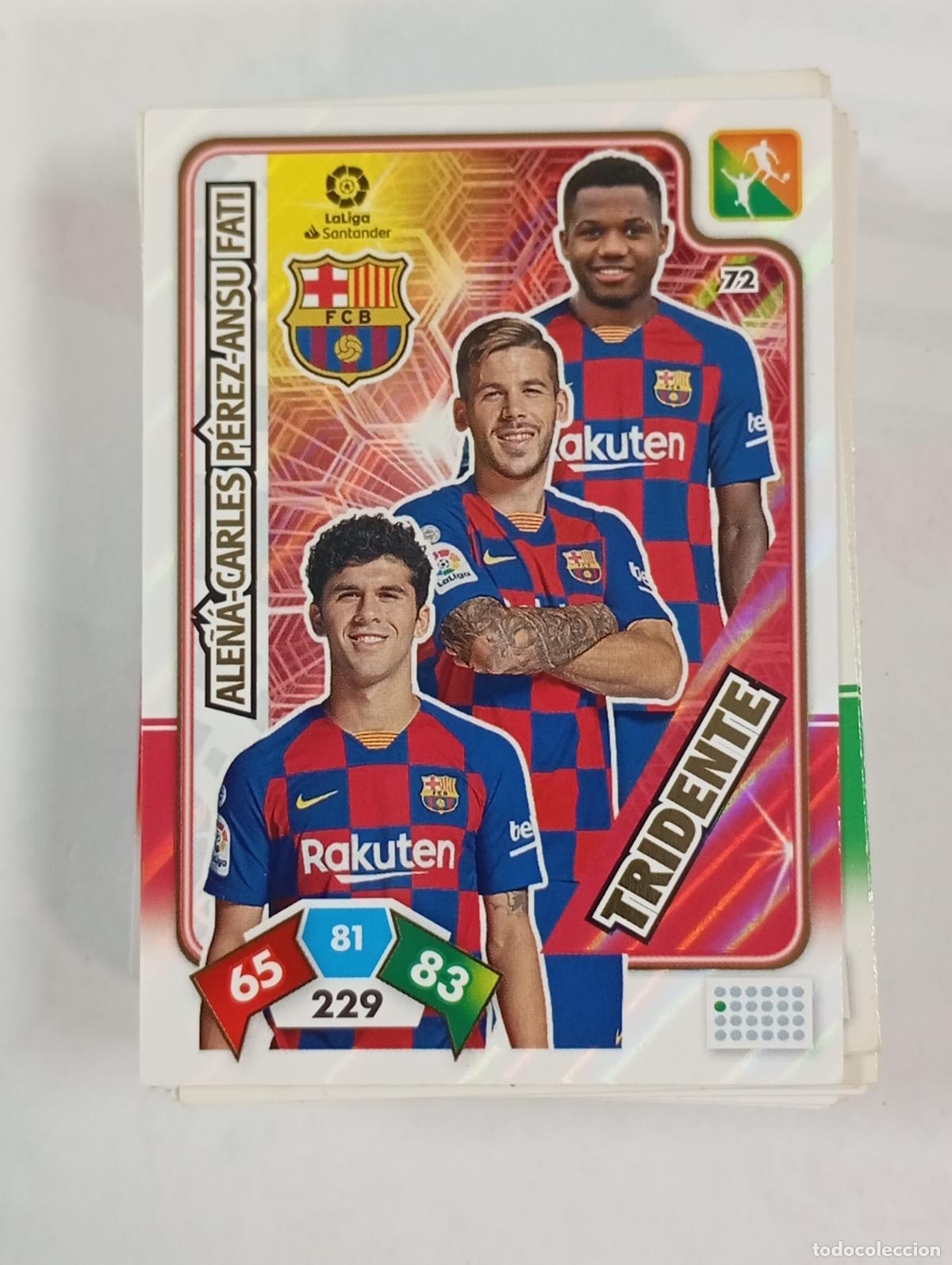 Cromos de F&uacute;tbol: CROMO TARJETA ADRENALYN. LIGA 2019-20. F.C. BARCELONA. TDKP27Z2