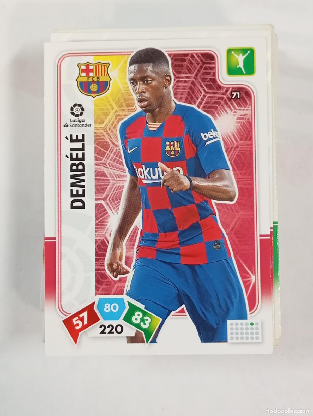 Cromos de F&uacute;tbol: CROMO TARJETA ADRENALYN. LIGA 2019-20. F.C. BARCELONA. TDKP27Z2