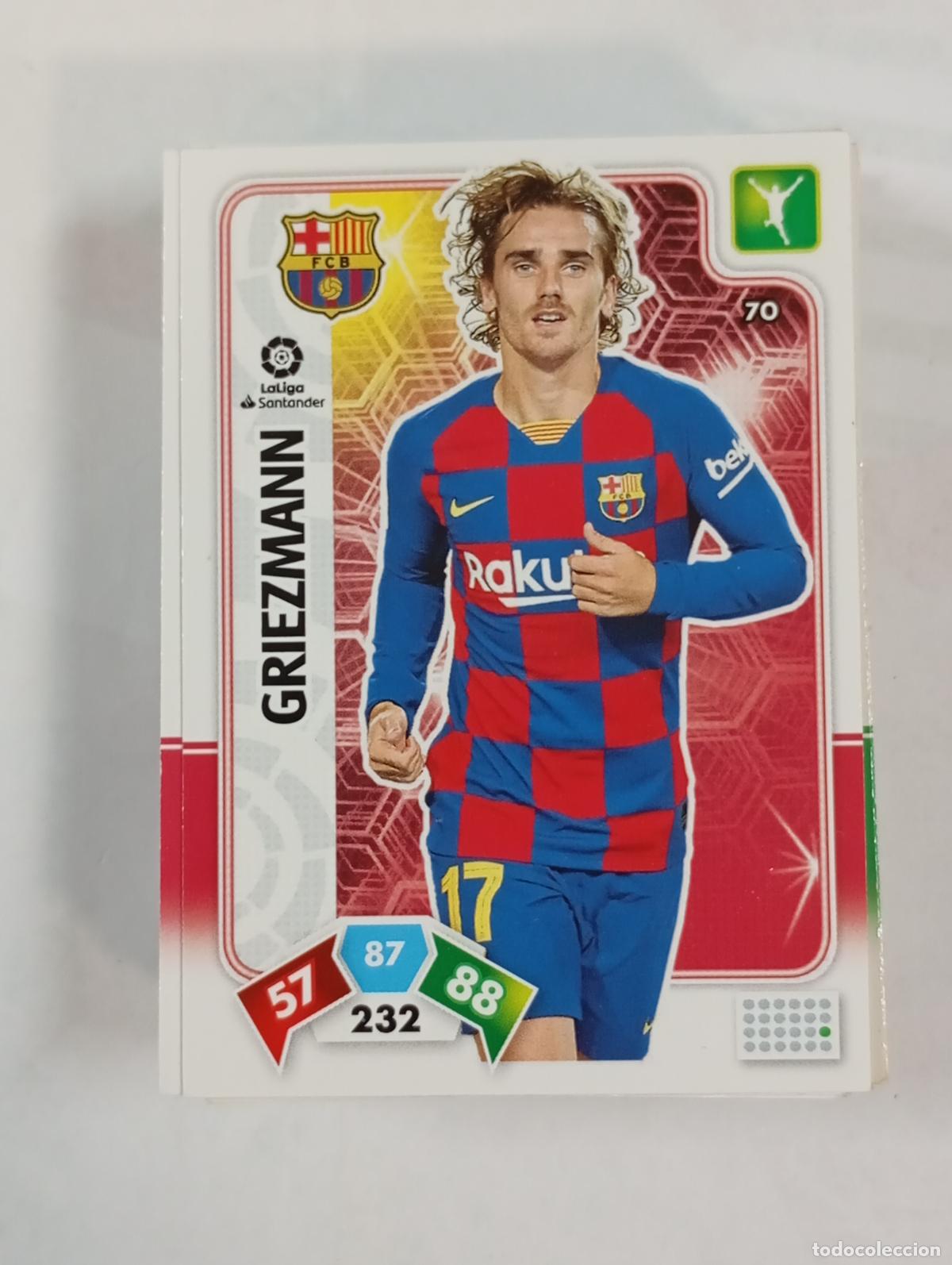 Figurine di Calcio: CROMO TARJETA ADRENALYN. LIGA 2019-20. F.C. BARCELONA. TDKP27Z2