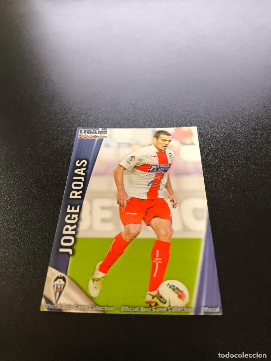 Cromos de F&uacute;tbol: 1137 JORGE ROJAS ALCOYANO MUNDICROMO LIGA 2011 2012 11 12 PLATINUM NO PANINI ESTE MEGACRACKS