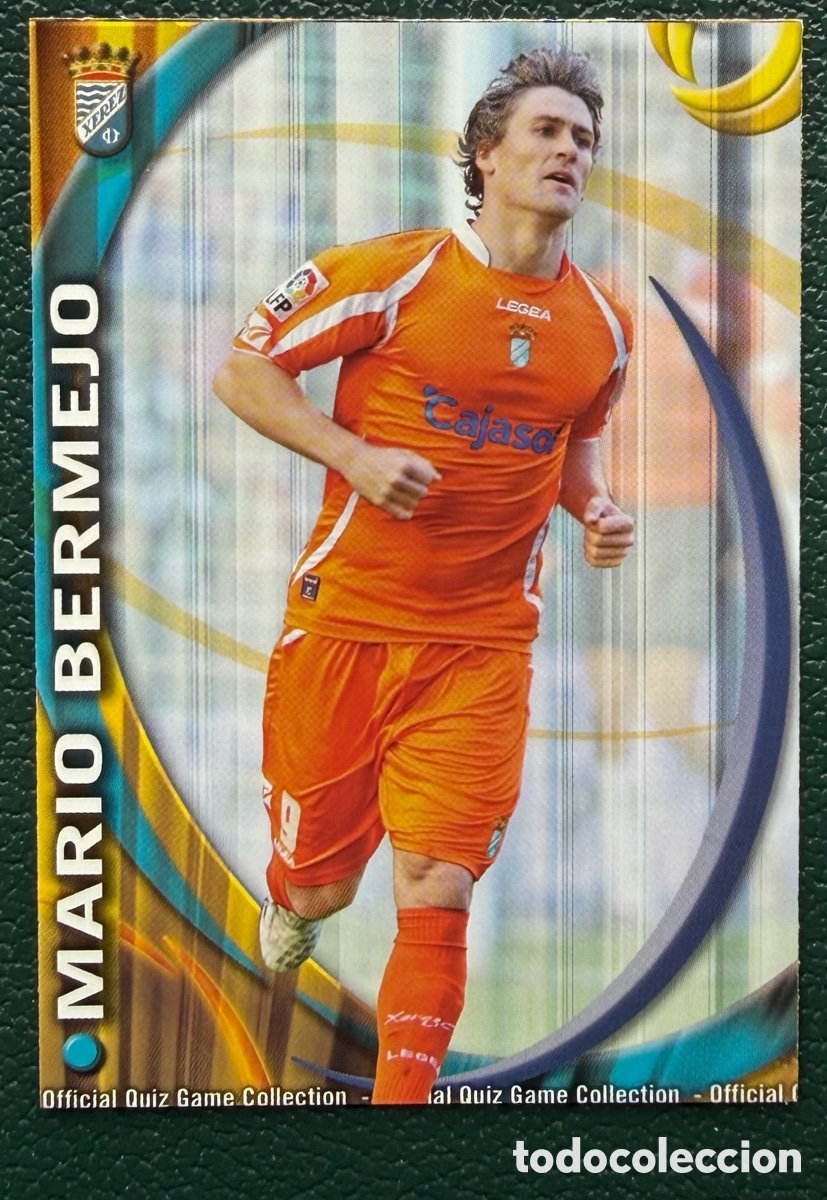 Figurine di Calcio: 770 MARIO BERMEJO XEREZ CD FICHAS ALBUM MUNDICROMO 2010 2011 10 11