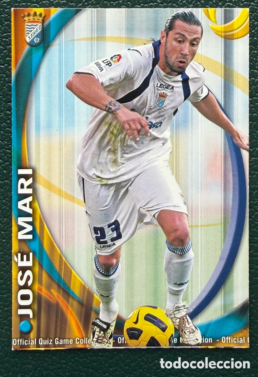 Figurine di Calcio: 771 JOSE MARI XEREZ CD FICHAS ALBUM MUNDICROMO 2010 2011 10 11