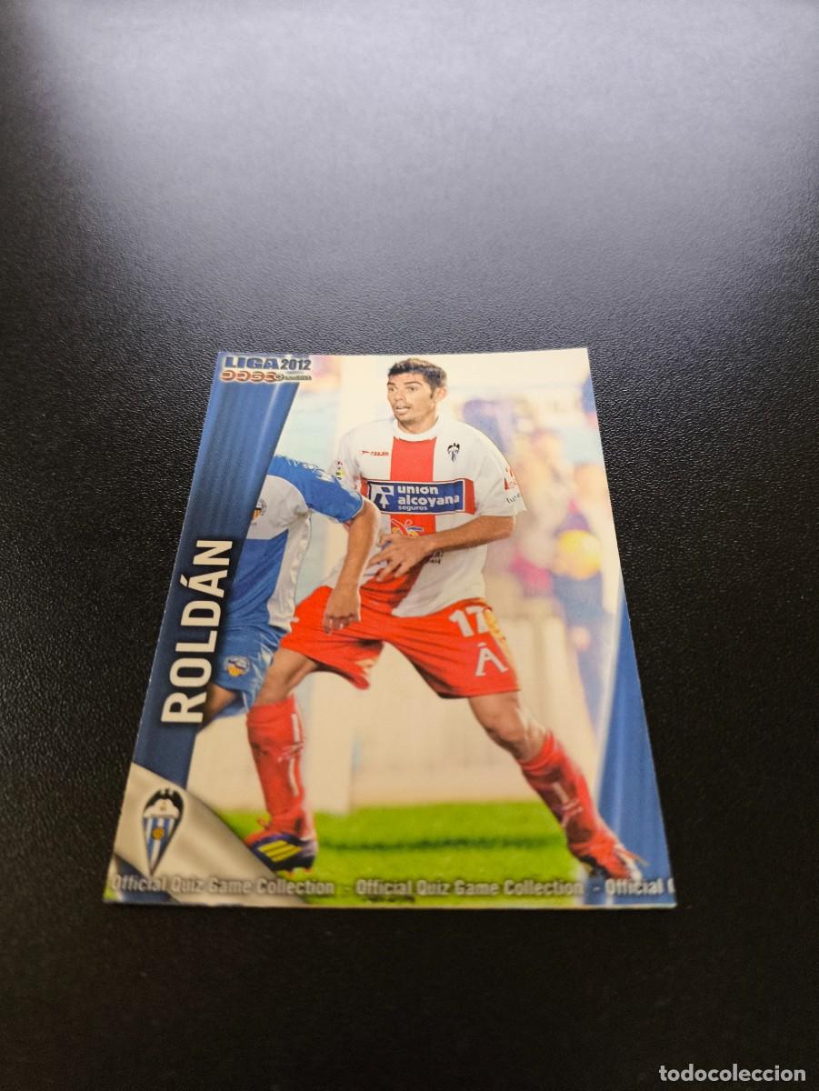 Cromos de F&uacute;tbol: 1140 ROLDAN ALCOYANO MUNDICROMO LIGA 2011 2012 11 12 PLATINUM NO PANINI ESTE MEGACRACKS