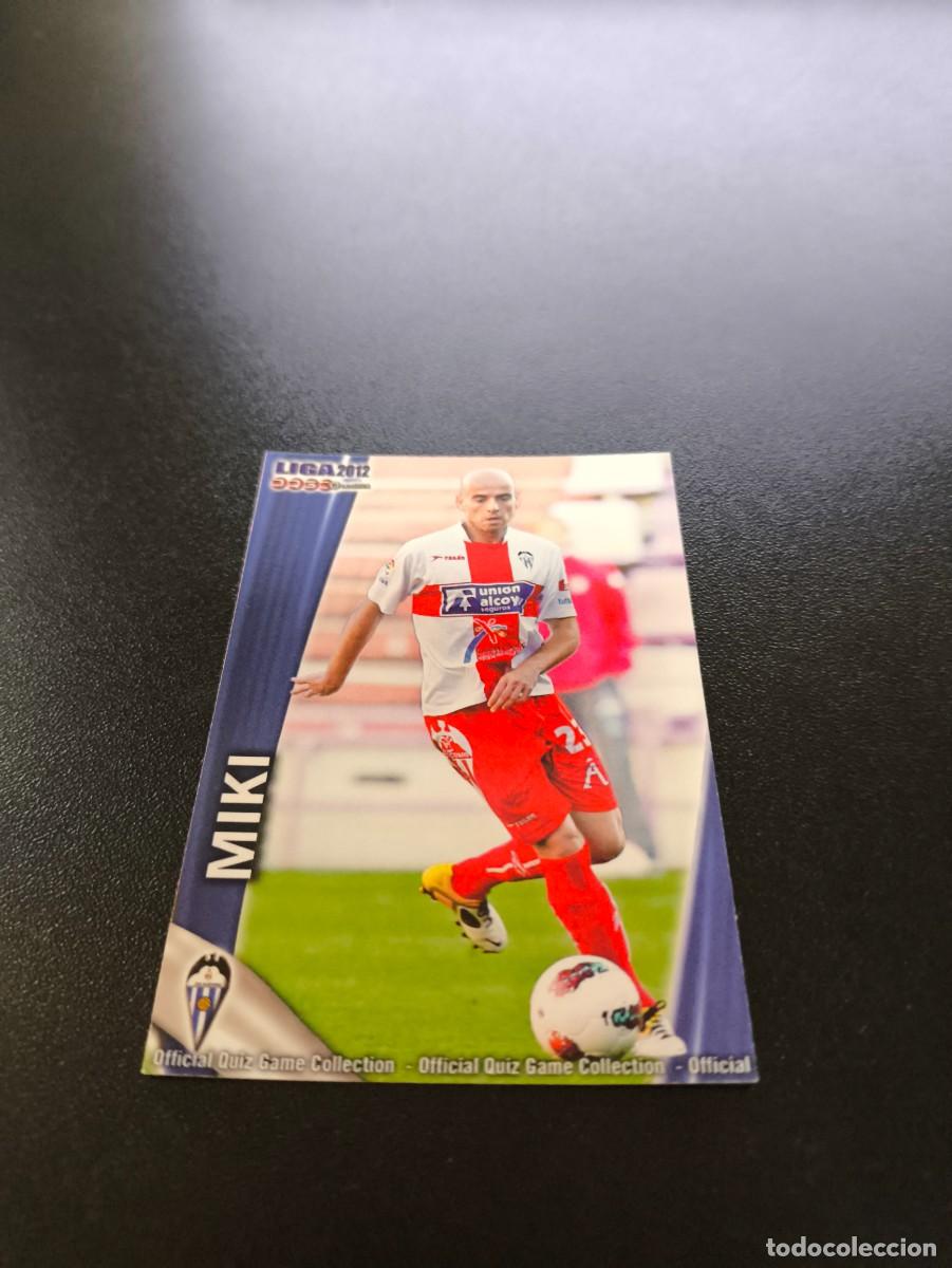 Cromos de F&uacute;tbol: 1145 MIKI ALCOYANO MUNDICROMO LIGA 2011 2012 11 12 PLATINUM NO PANINI ESTE MEGACRACKS