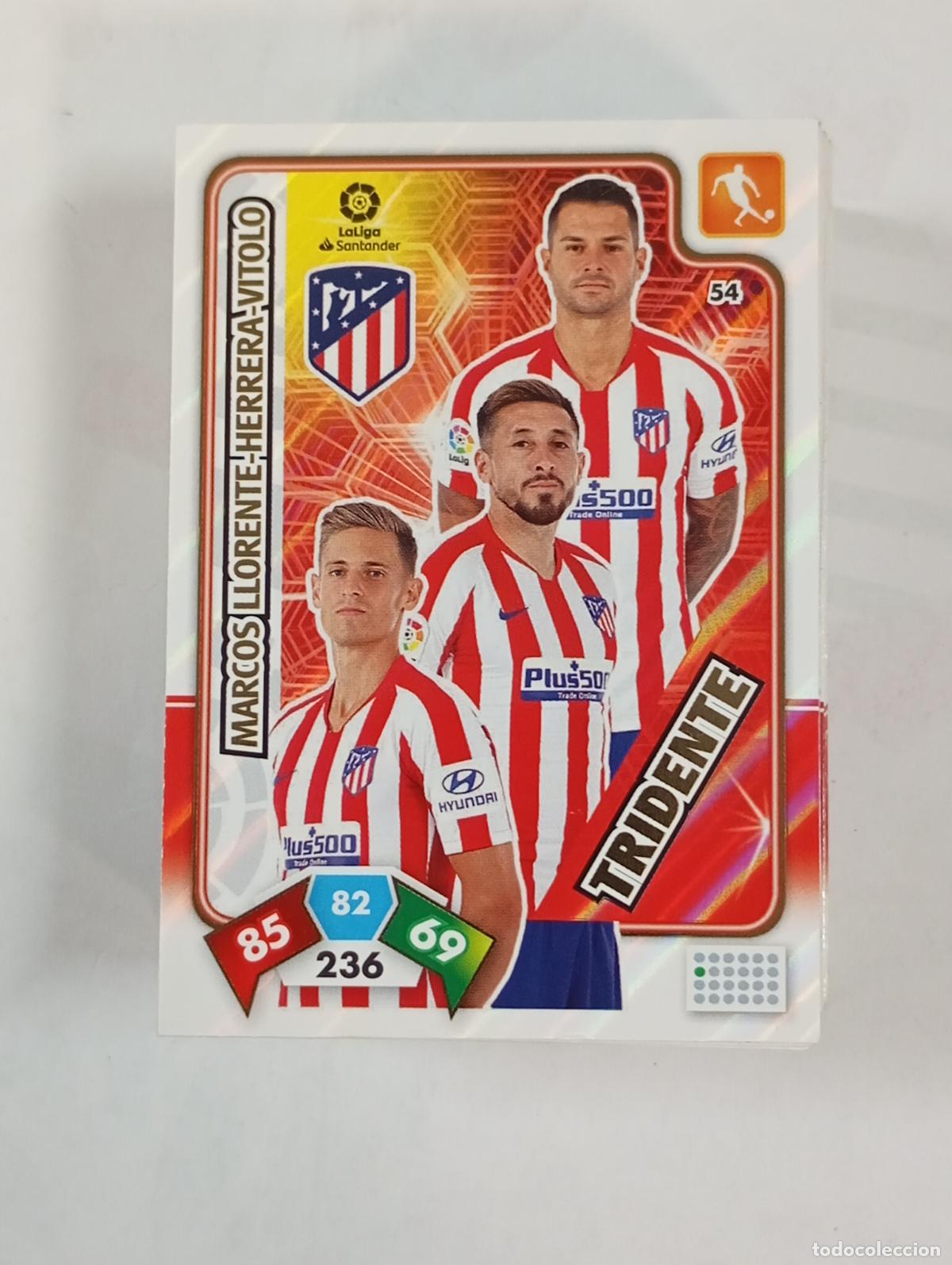 Cromos de F&uacute;tbol: CROMO TARJETA ADRENALYN. LIGA 2019-20. ATL&Eacute;TICO DE MADRID. TDKP27Z2