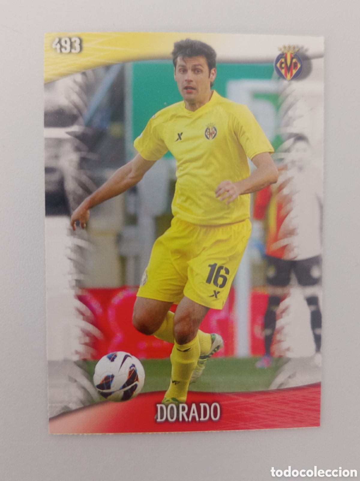 Cromos de F&uacute;tbol: ❇️ CROMO ⚽ DORADO VILLARREAL 493 FICHAS LIGA QUIZ 2014 2013 2014 13 14 MUNDICROMO ❇️