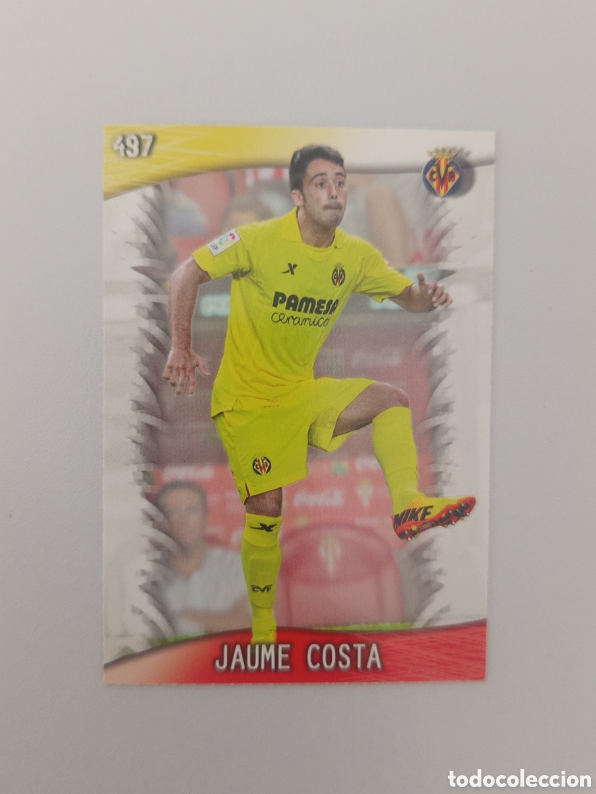 Cartes &agrave; collectionner de Football: ❇️ CROMO ⚽ JAUME COSTA VILLARREAL 497 FICHAS LIGA QUIZ 2014 2013 2014 13 14 MUNDICROMO ❇️